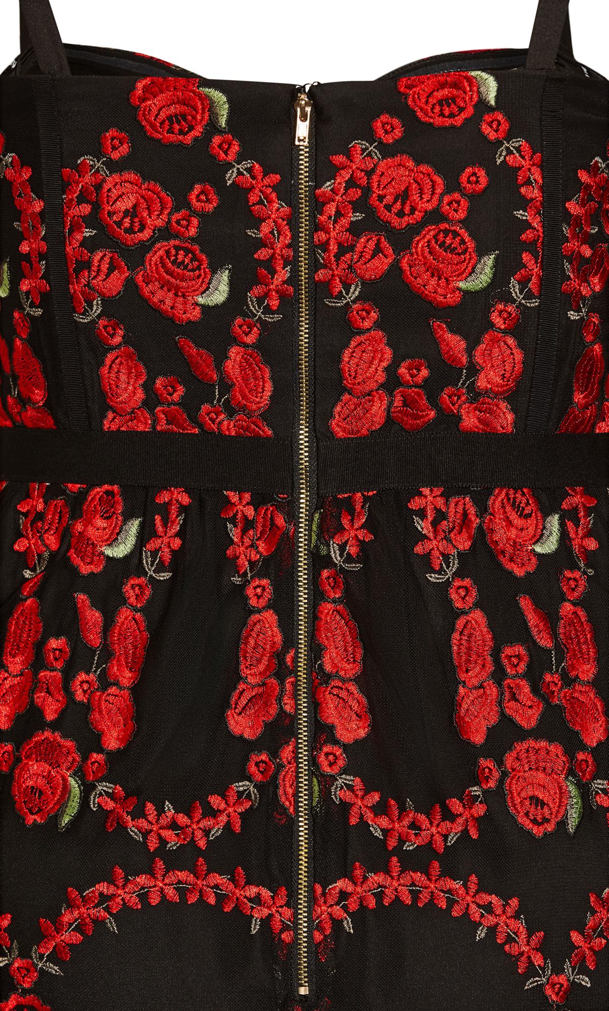 Evans Black Dolce Rose Dress 3