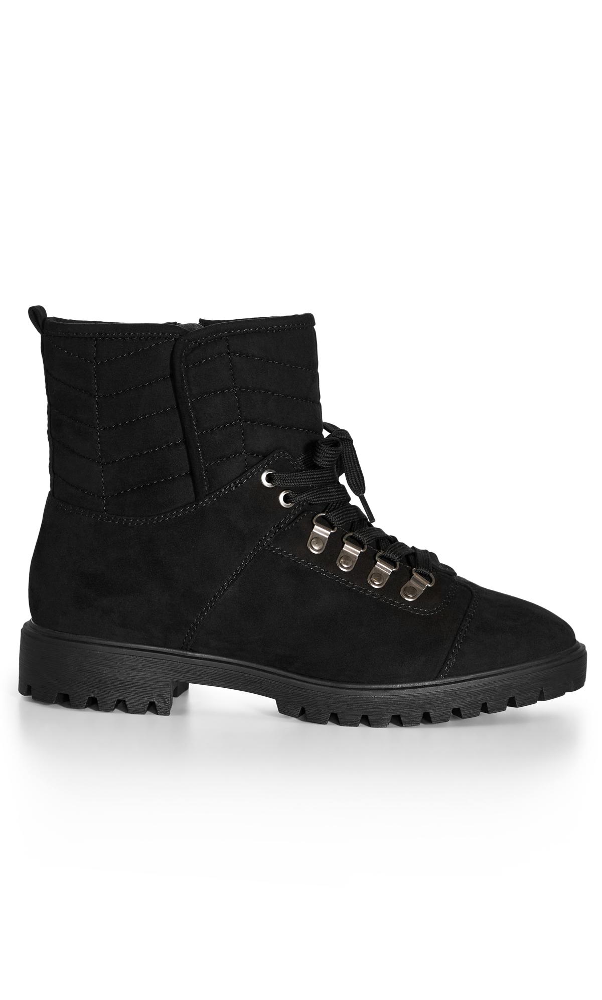 Jackie Black Lace Up Ankle Boot 2