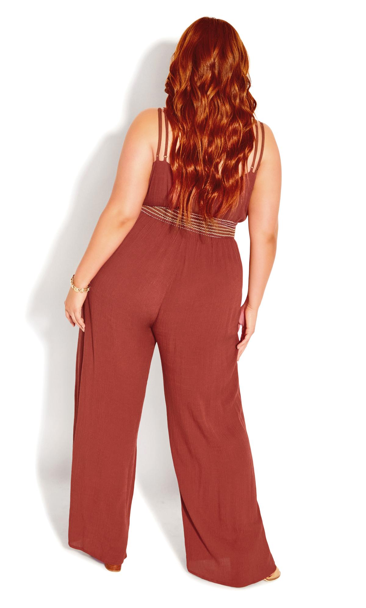 Love Embroidered Bronze Jumpsuit 3