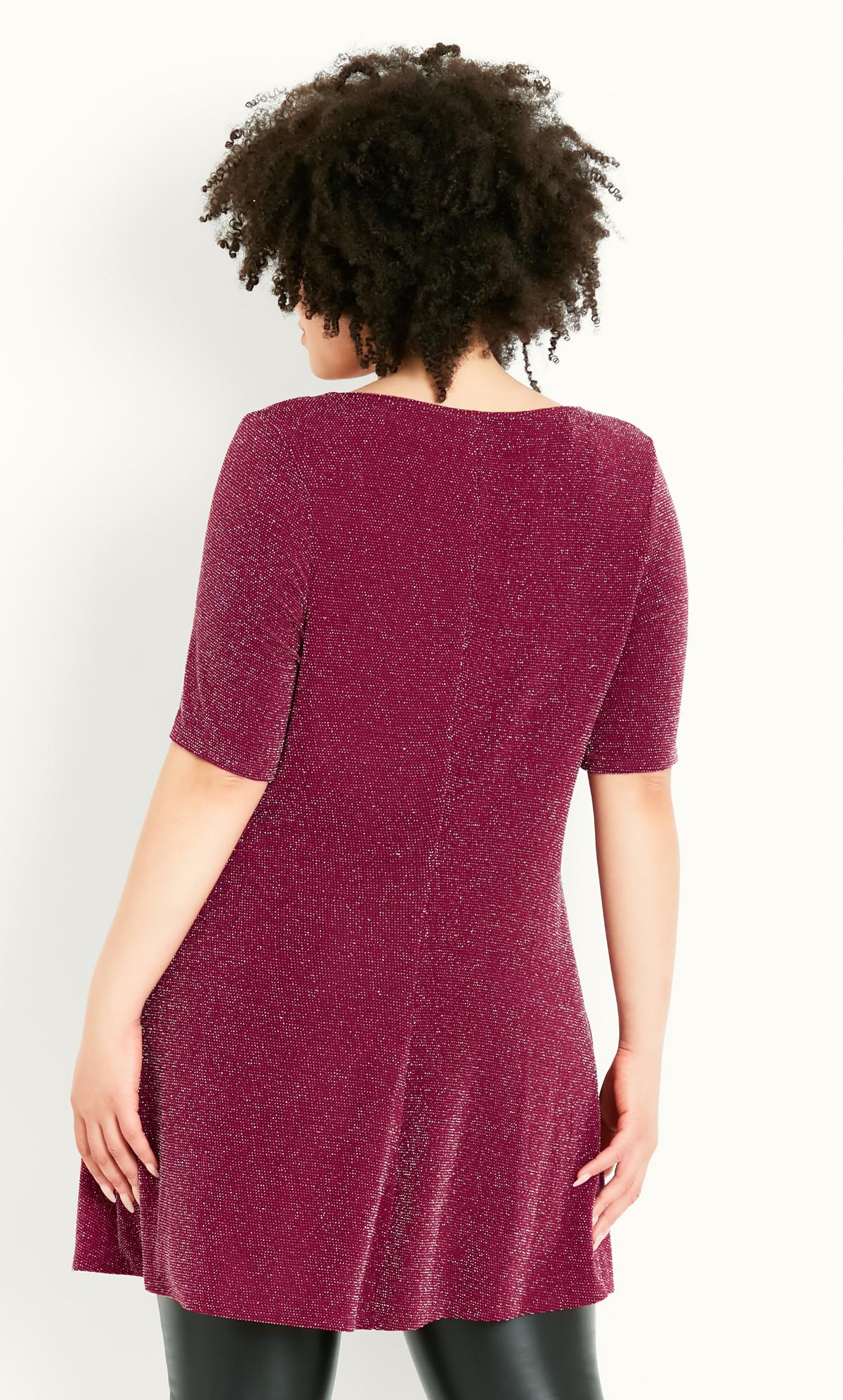 Sparkle Red Swing Tunic 3