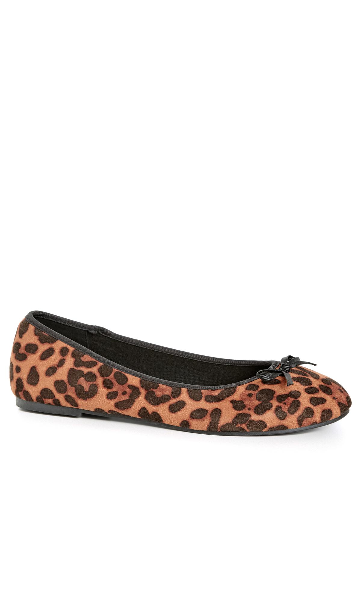 WIDE FIT Ballet Flat - leopard 1