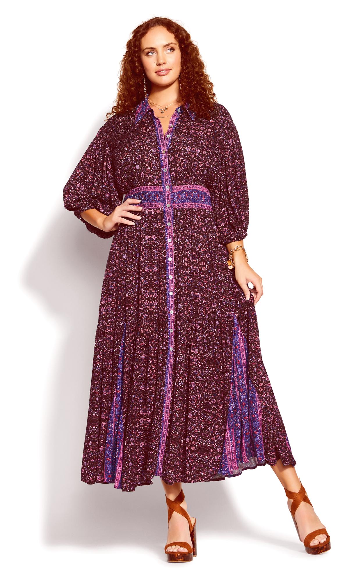 Evie Purple Maxi Dress 2