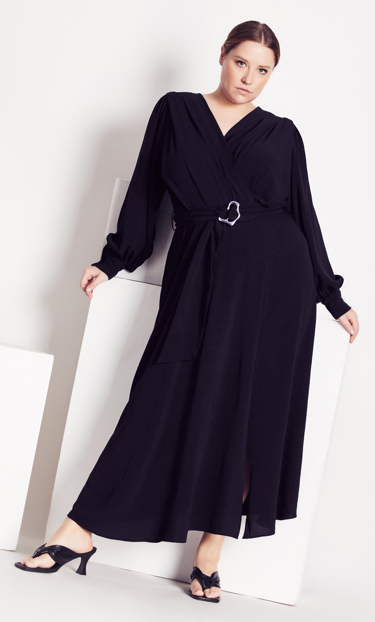 Ellie Black Maxi Dress | Evans