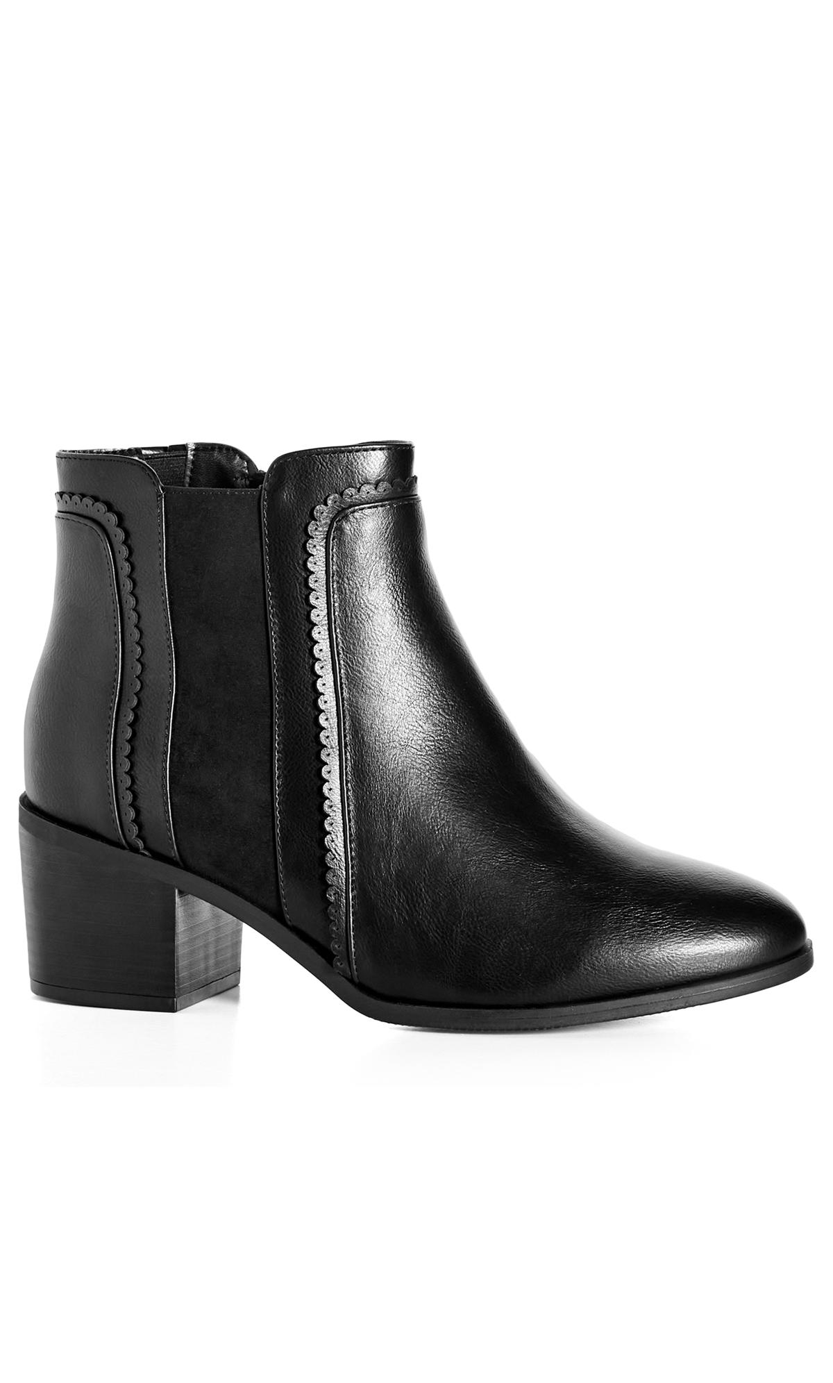 Molly Black Ankle Boot 1