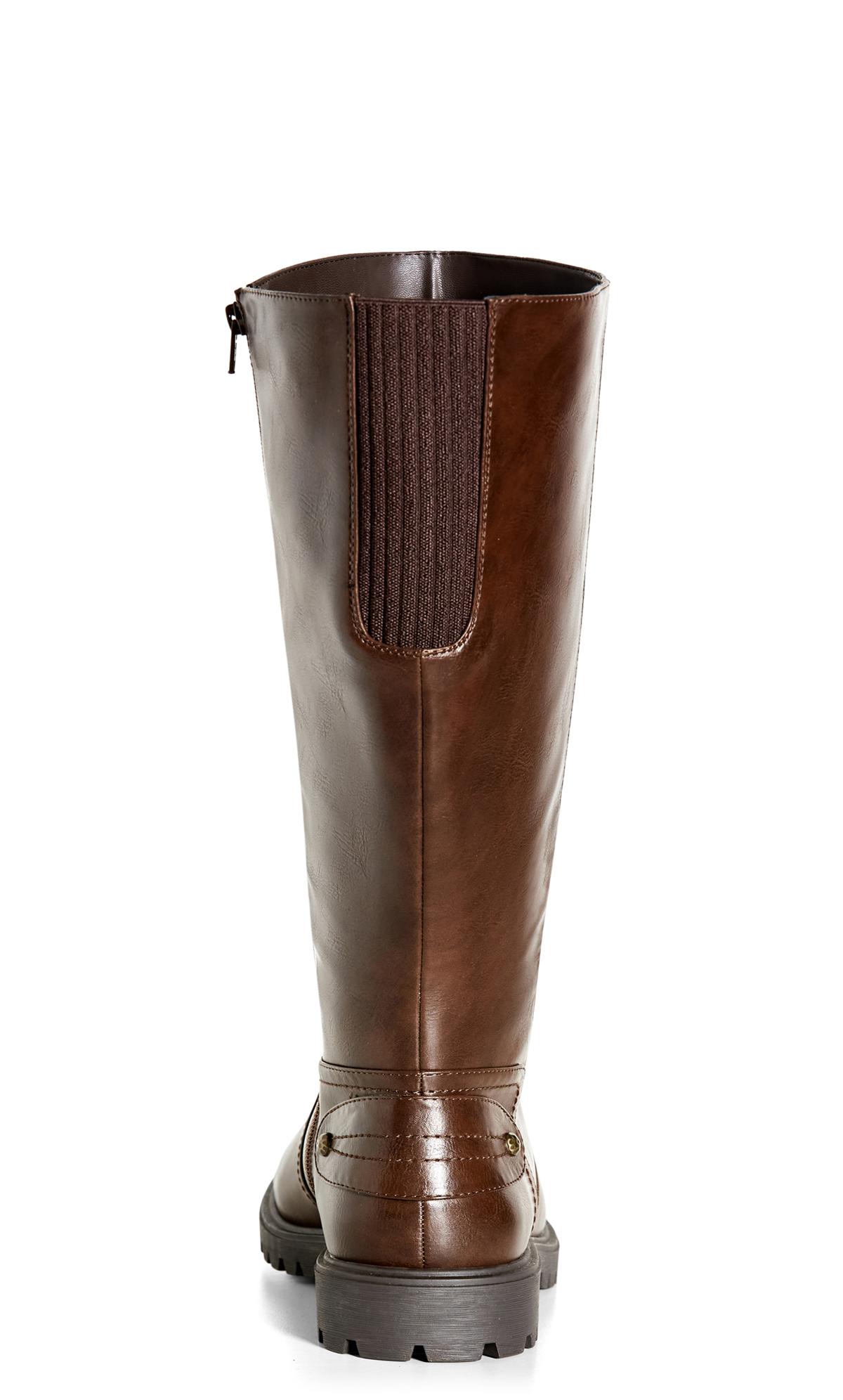 Bailey Wide Fit Brown Tall Boot  3
