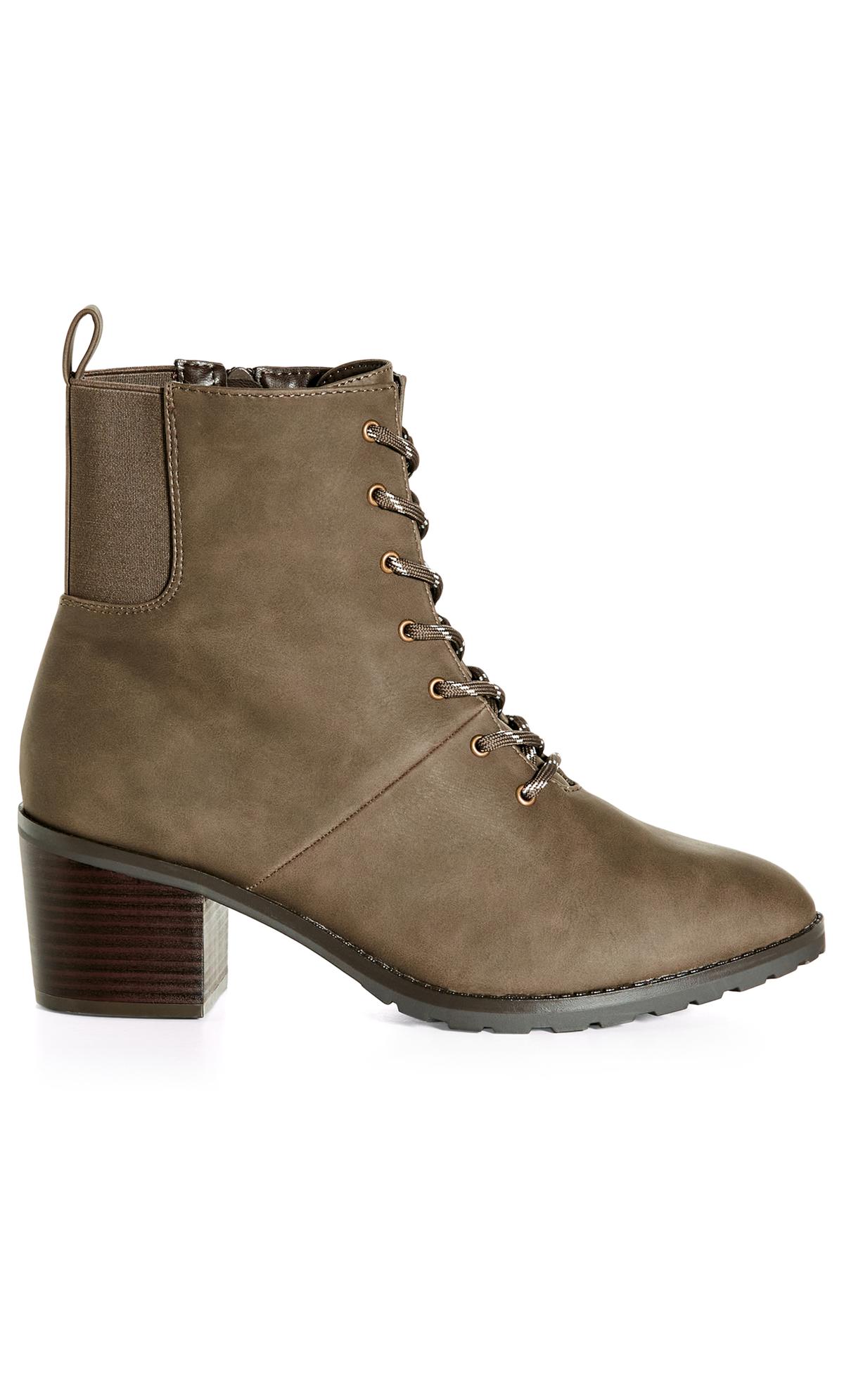 Sloane Lace Up Brown Ankle Boot 2