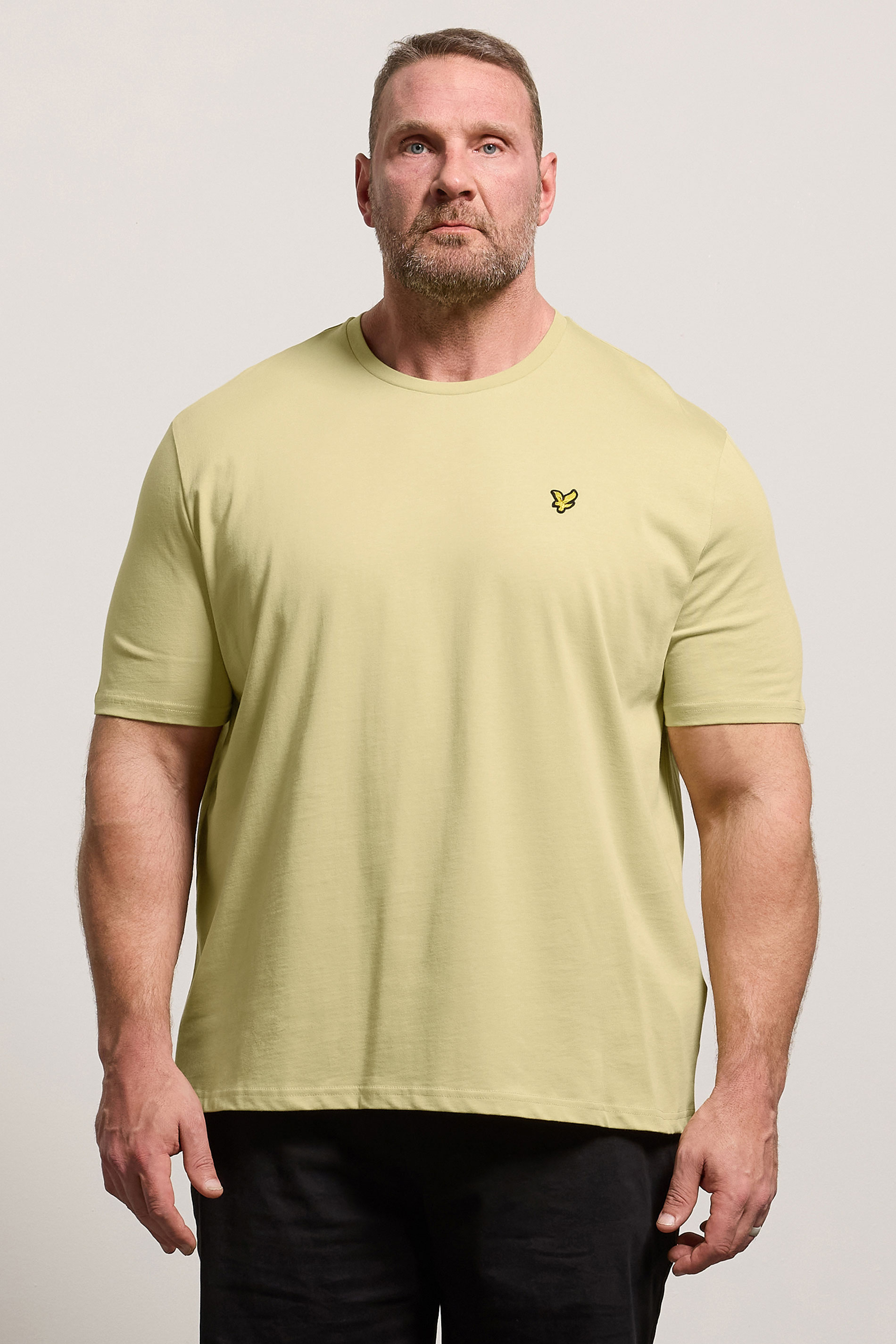 LYLE & SCOTT Big & Tall Herb Green Core T-Shirt | BadRhino 3