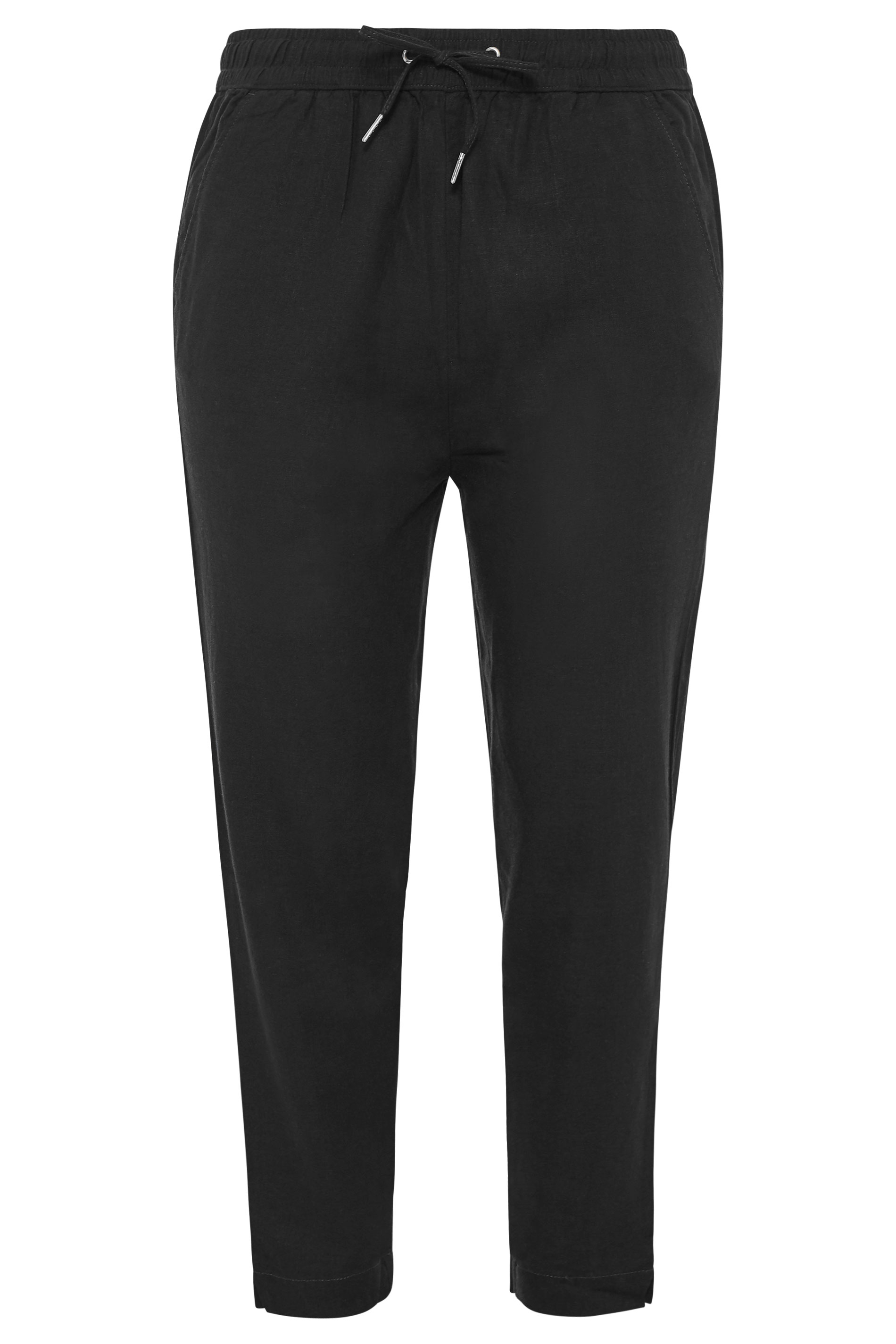 Grande taille  Pantalons Grande taille  Joggings | Jogging Noir Léger - QQ93365