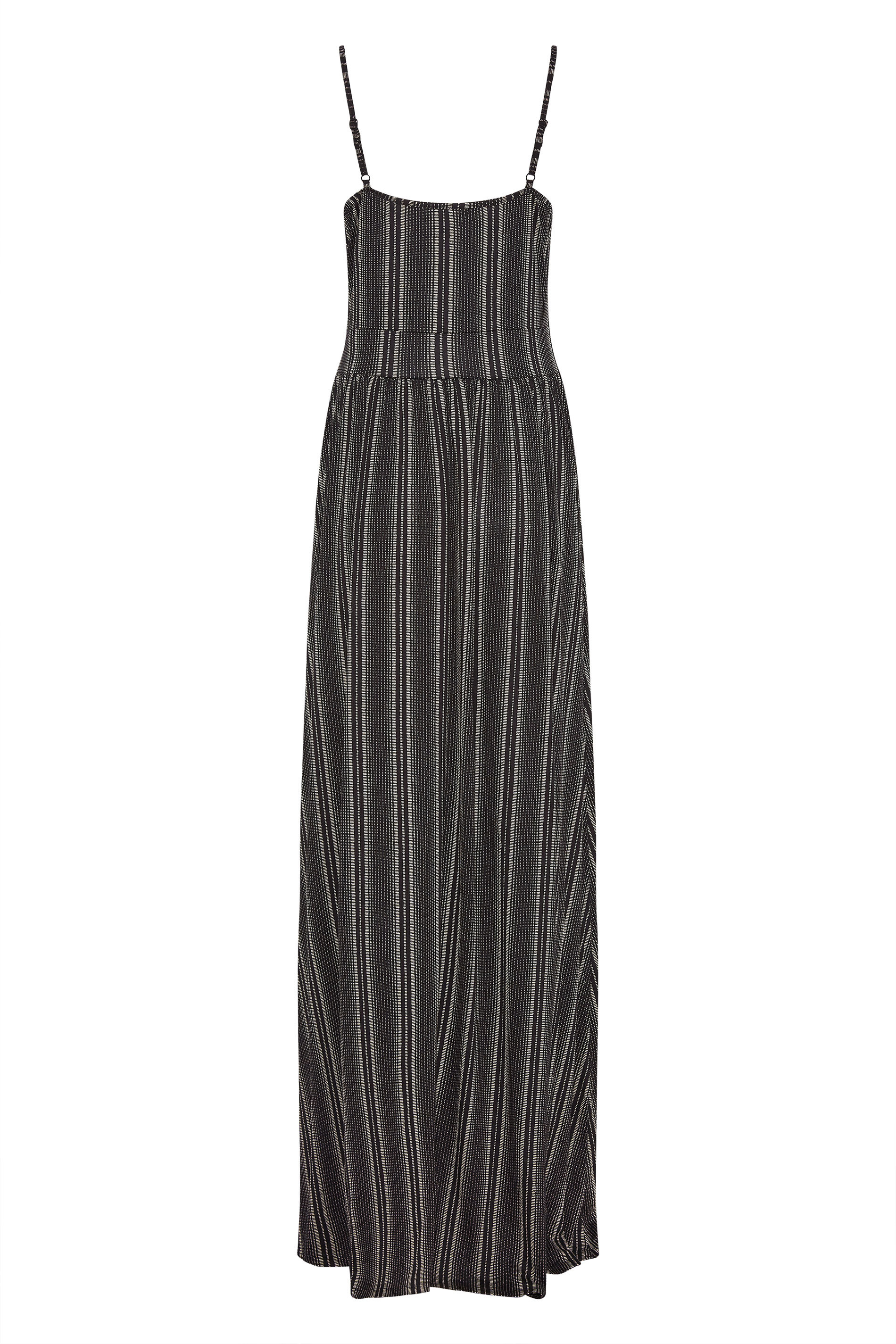 LTS Tall Black Striped Maxi Dress | Long Tall Sally