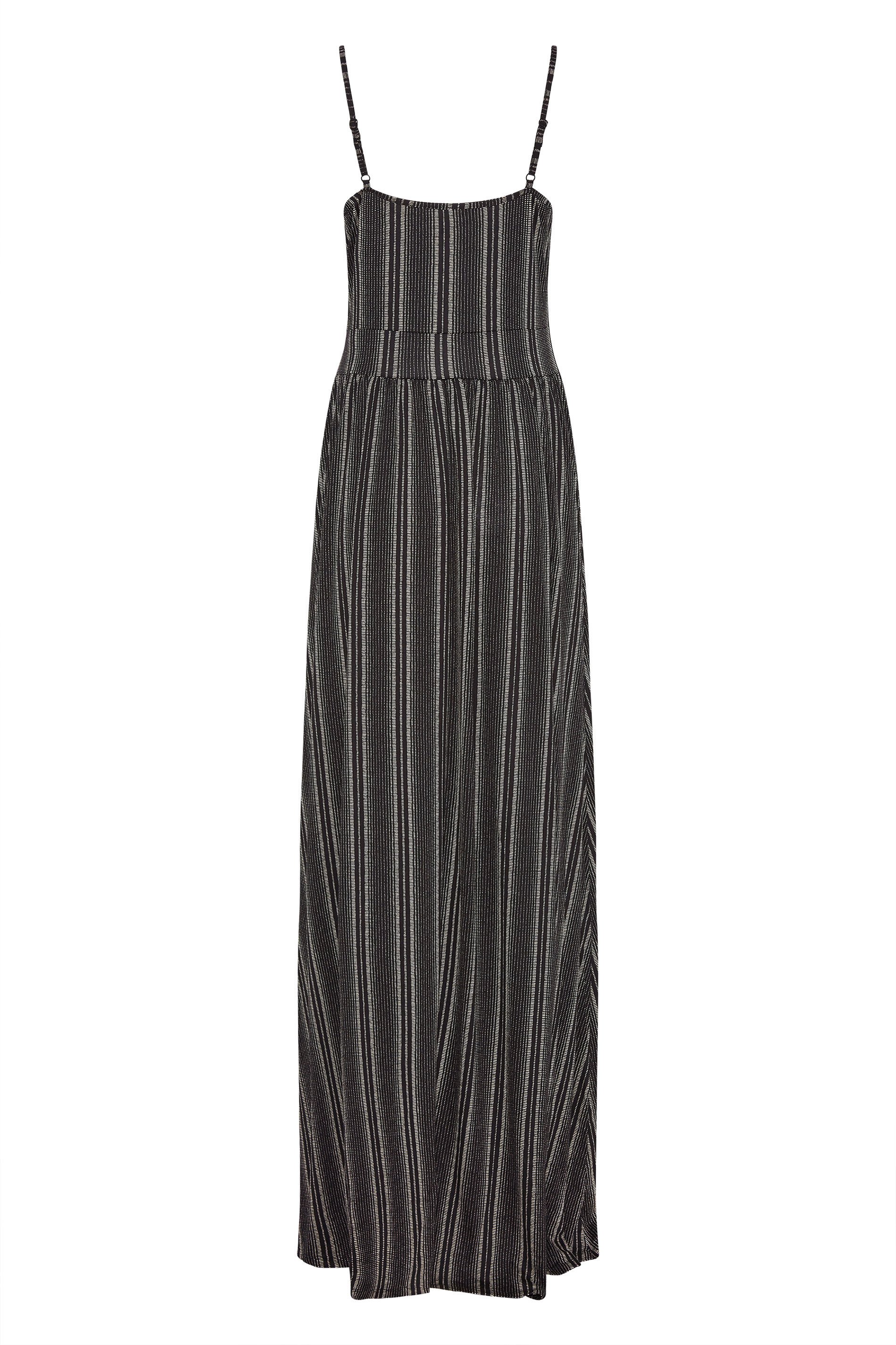 LTS Tall Black Striped Maxi Dress | Long Tall Sally