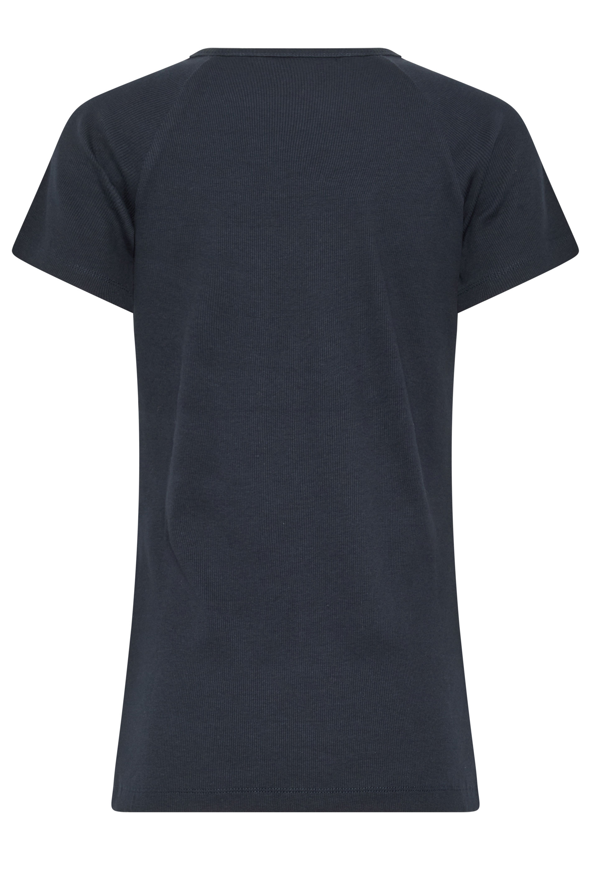 LTS Tall Women's Navy Blue Ribbed T-Shirt | Long Tall Sally 2