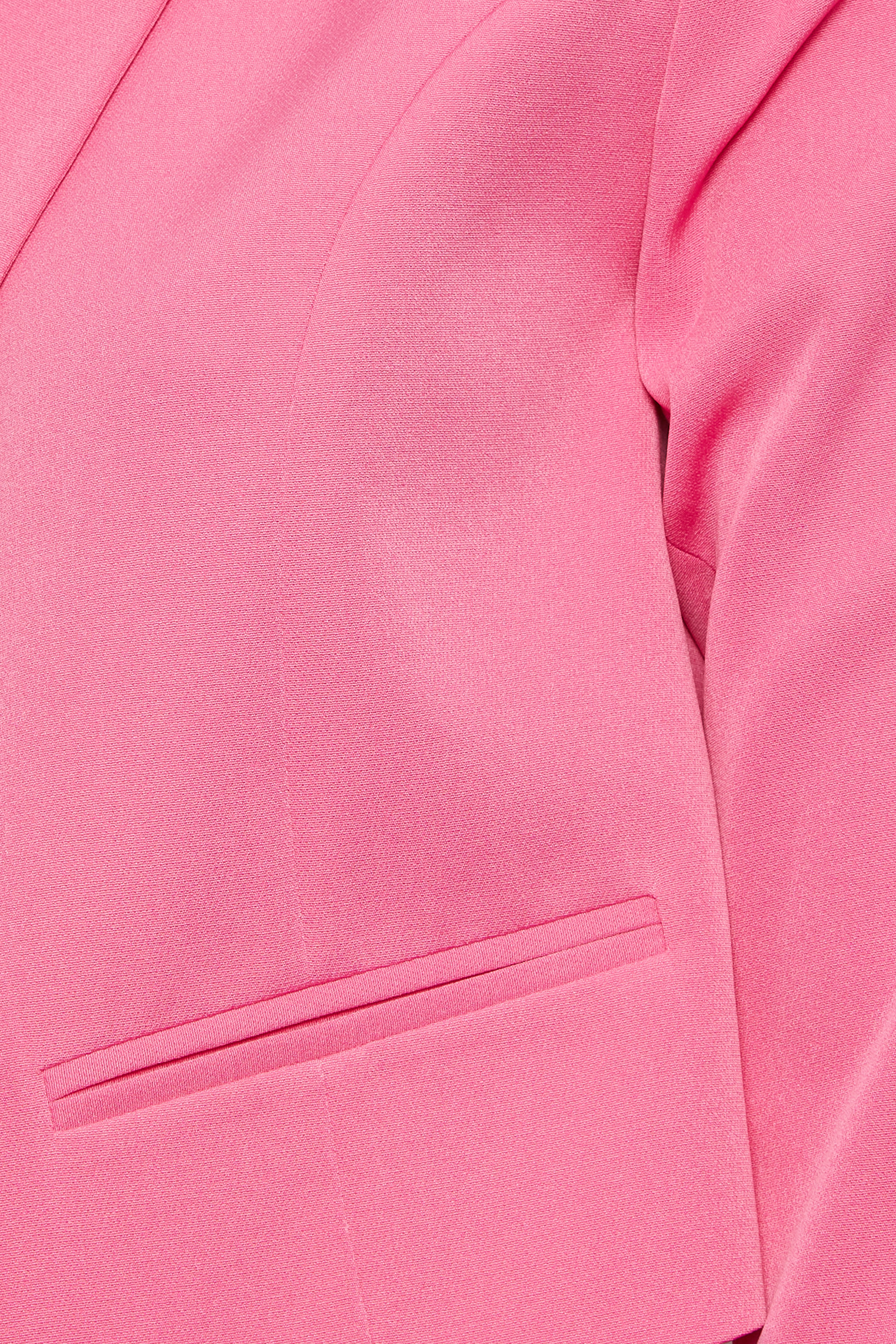 YOURS Plus Size Curve Pink Cropped Blazer