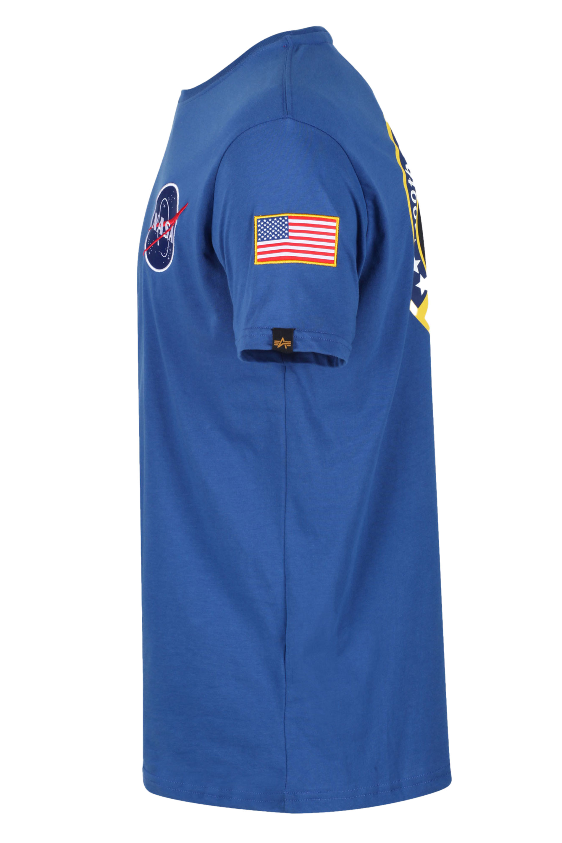 ALPHA INDUSTRIES Blue NASA Space Shuttle T-Shirt | BadRhino 3
