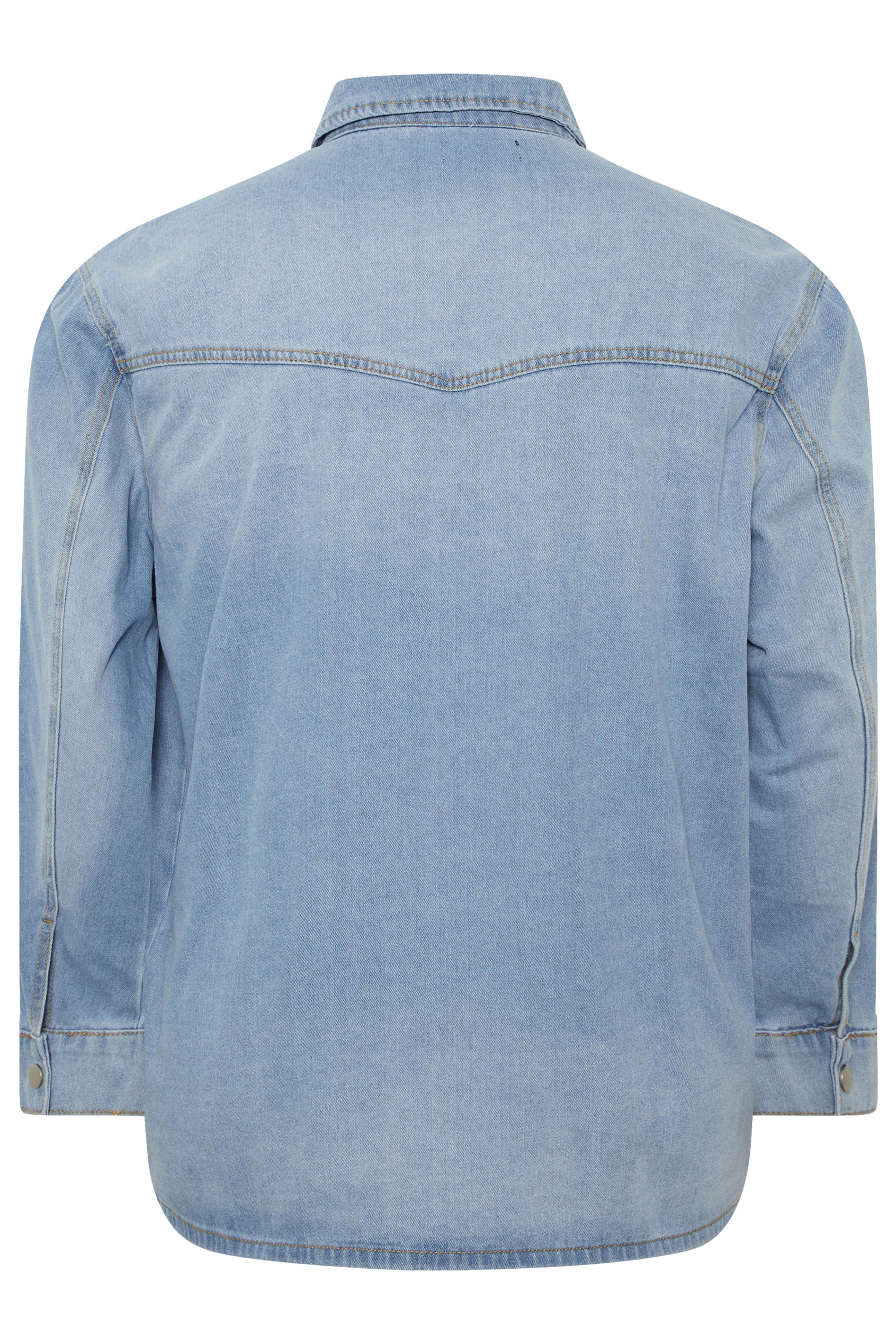 BadRhino Big & Tall Light Blue Denim Shirt | BadRhino 7