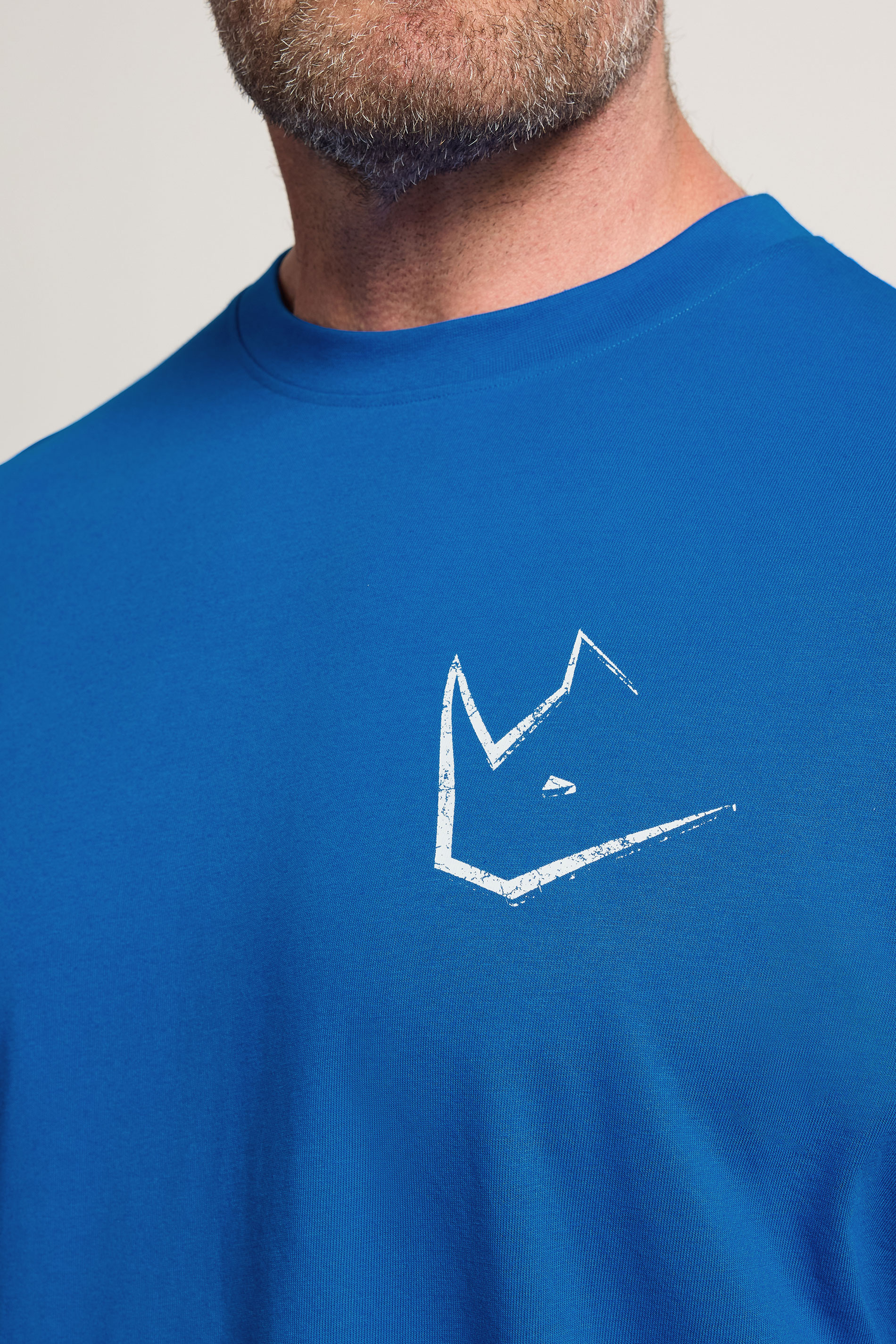 IronRhino Big & Tall Cobalt Blue Old English Logo T-Shirt | BadRhino 5