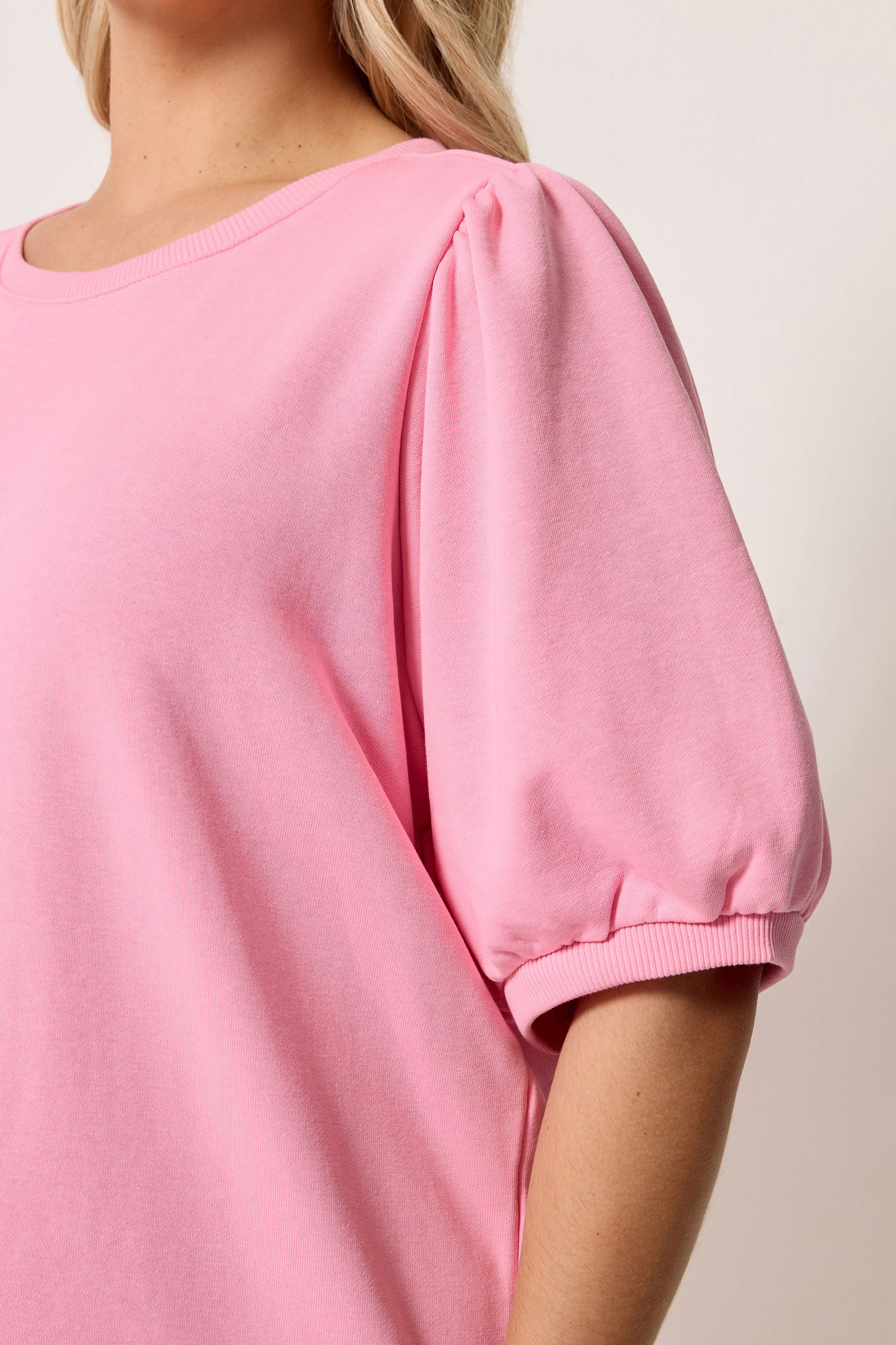 YOURS Plus Size Pink Balloon Sleeve Dress | Yours Clothing 4