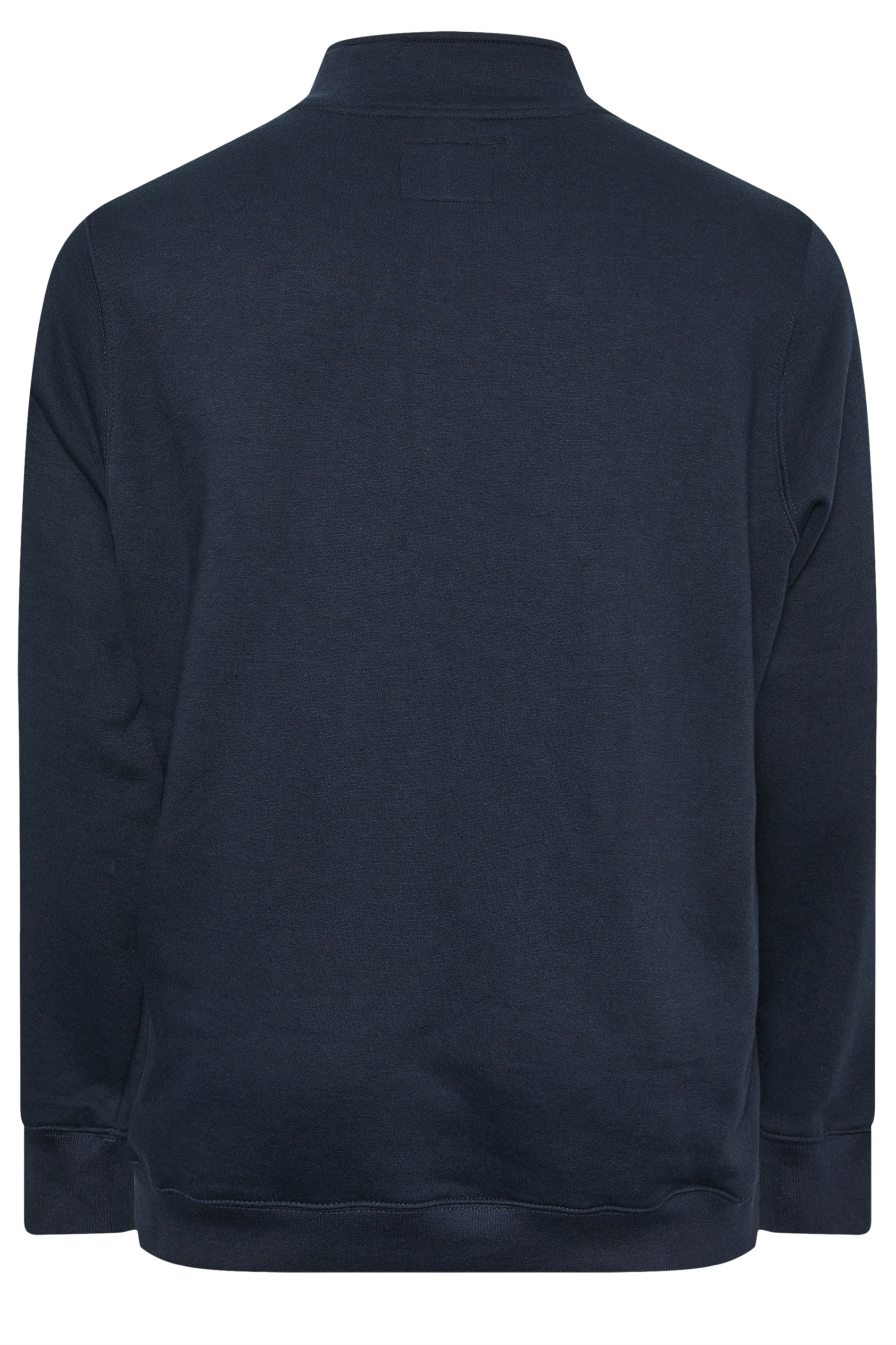 BadRhino Big & Tall Navy Blue Quarter Zip Sweatshirt | BadRhino 7