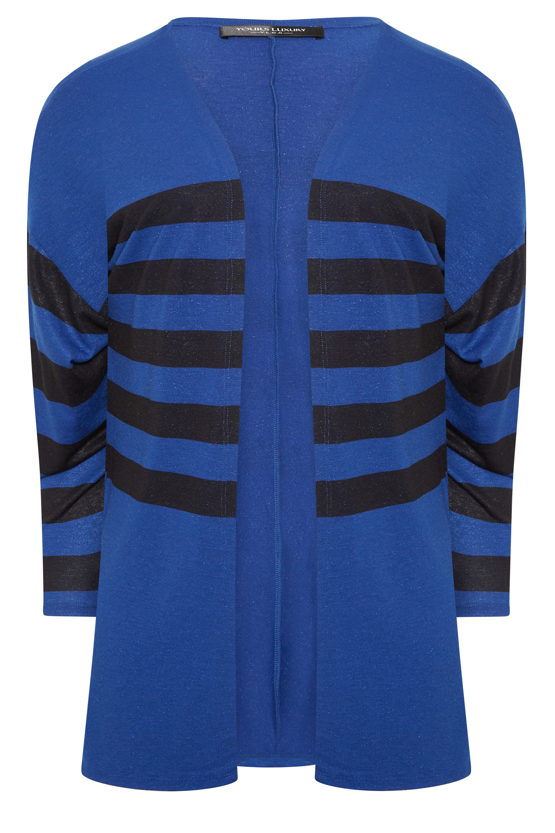 Black Blue Striped Cardigan