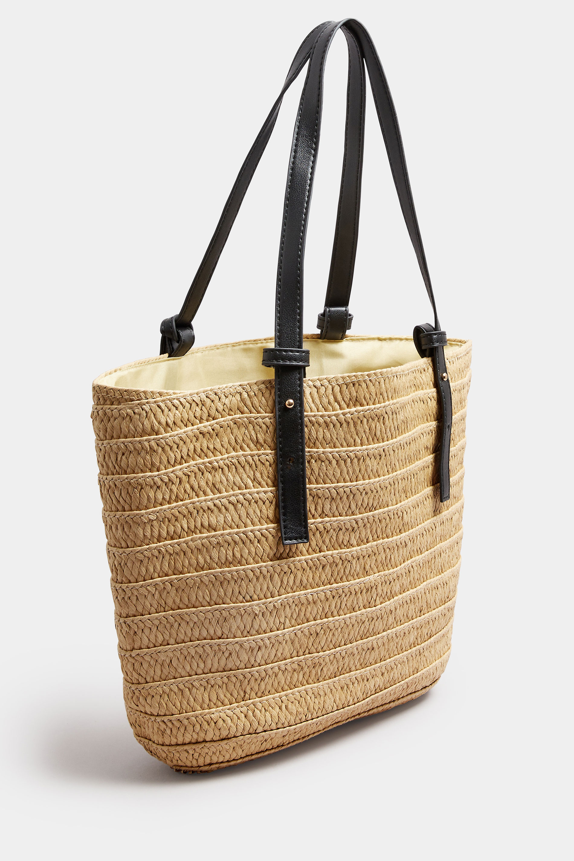 Brown Straw Beach Bag | Yours Clothing 3