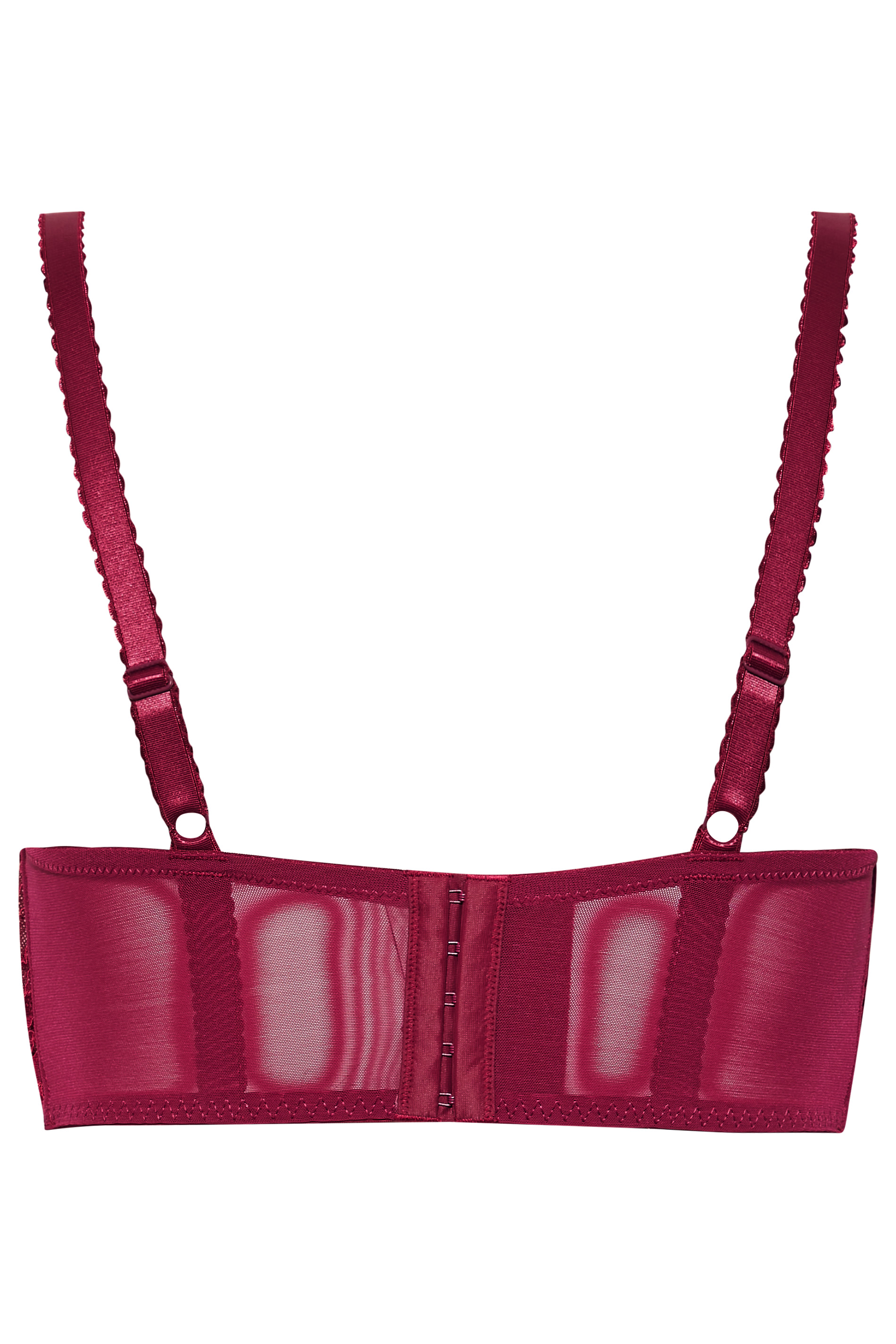 Burgundy Seamless Longline Bra by Outdoor Voices on Sale