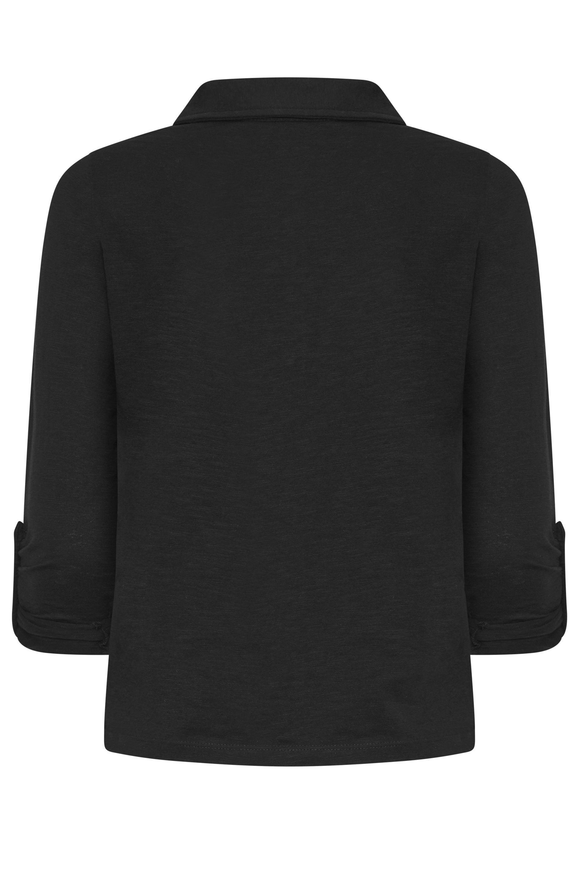 PixieGirl Petite Women's Black Button Cotton Shirt | PixieGirl 2