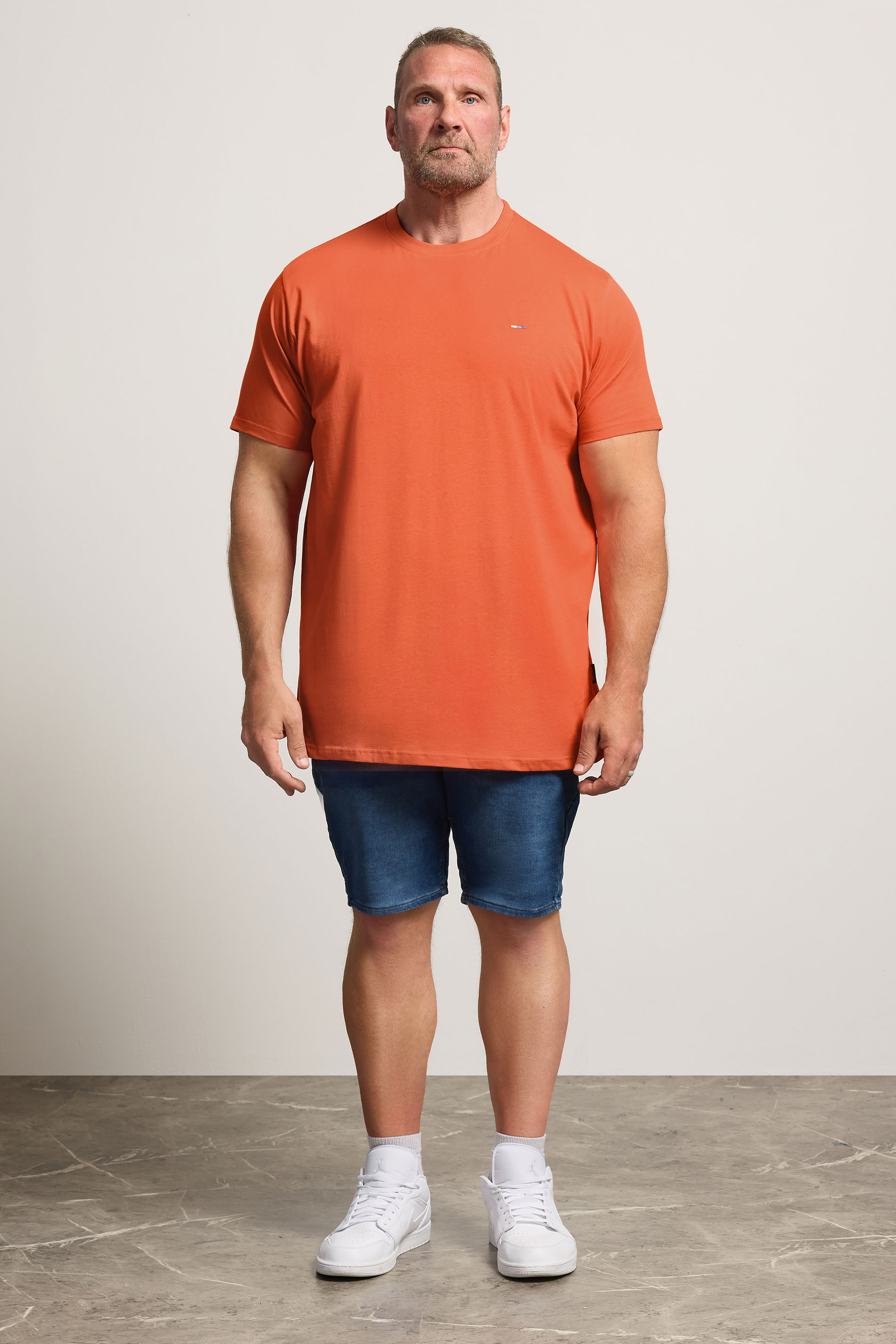 BadRhino Big & Tall Orange Extra Long Core T-Shirt | BadRhino 1