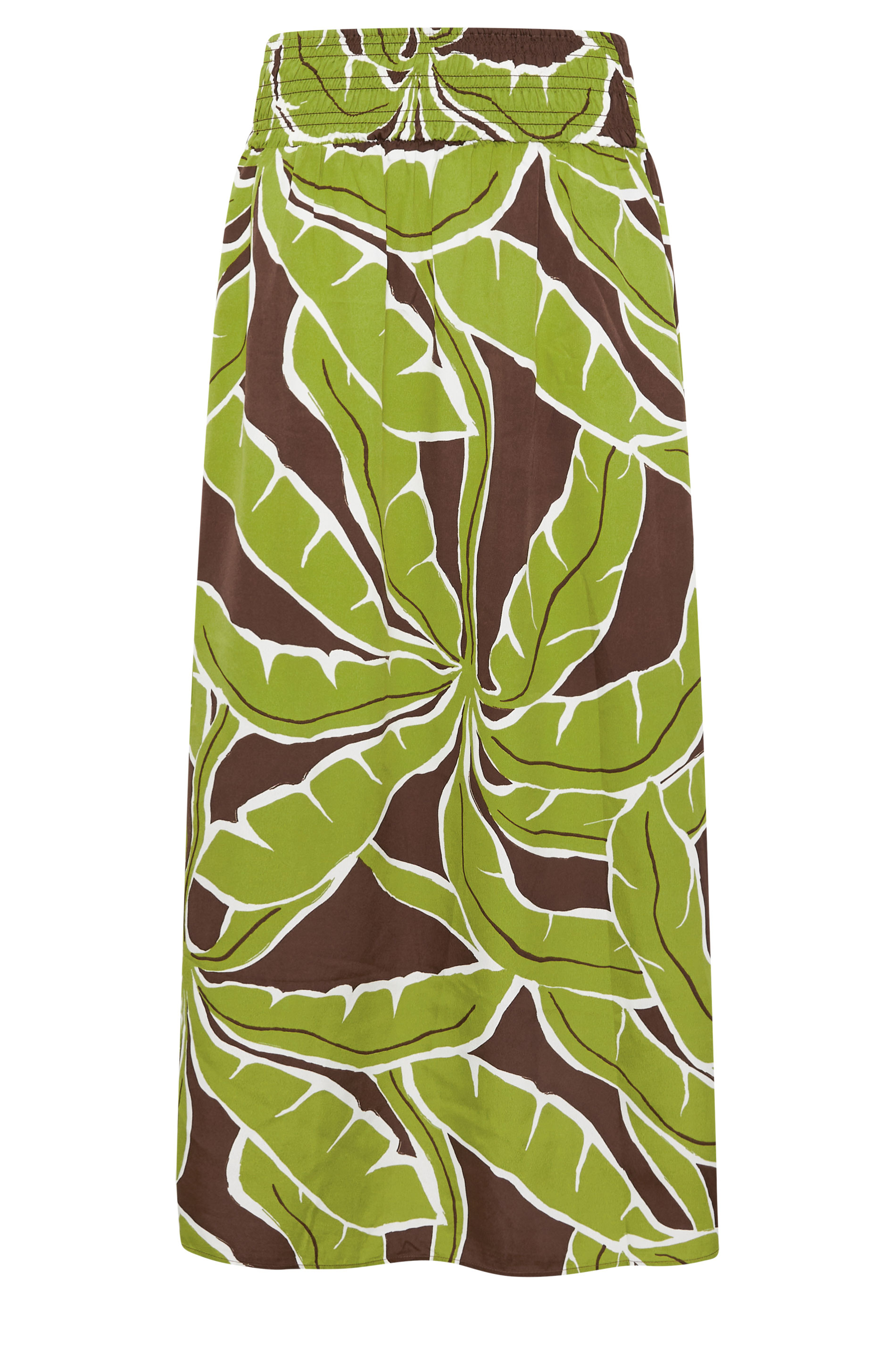 LTS Tall Women's Green Palm Print Maxi Skirt | Long Tall Sally 5