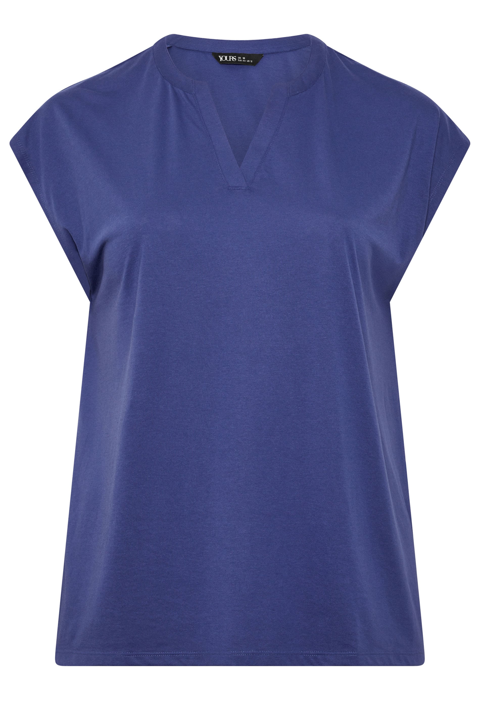 YOURS Plus Size Orange Notch Neck T-Shirt | Yours Clothing 5