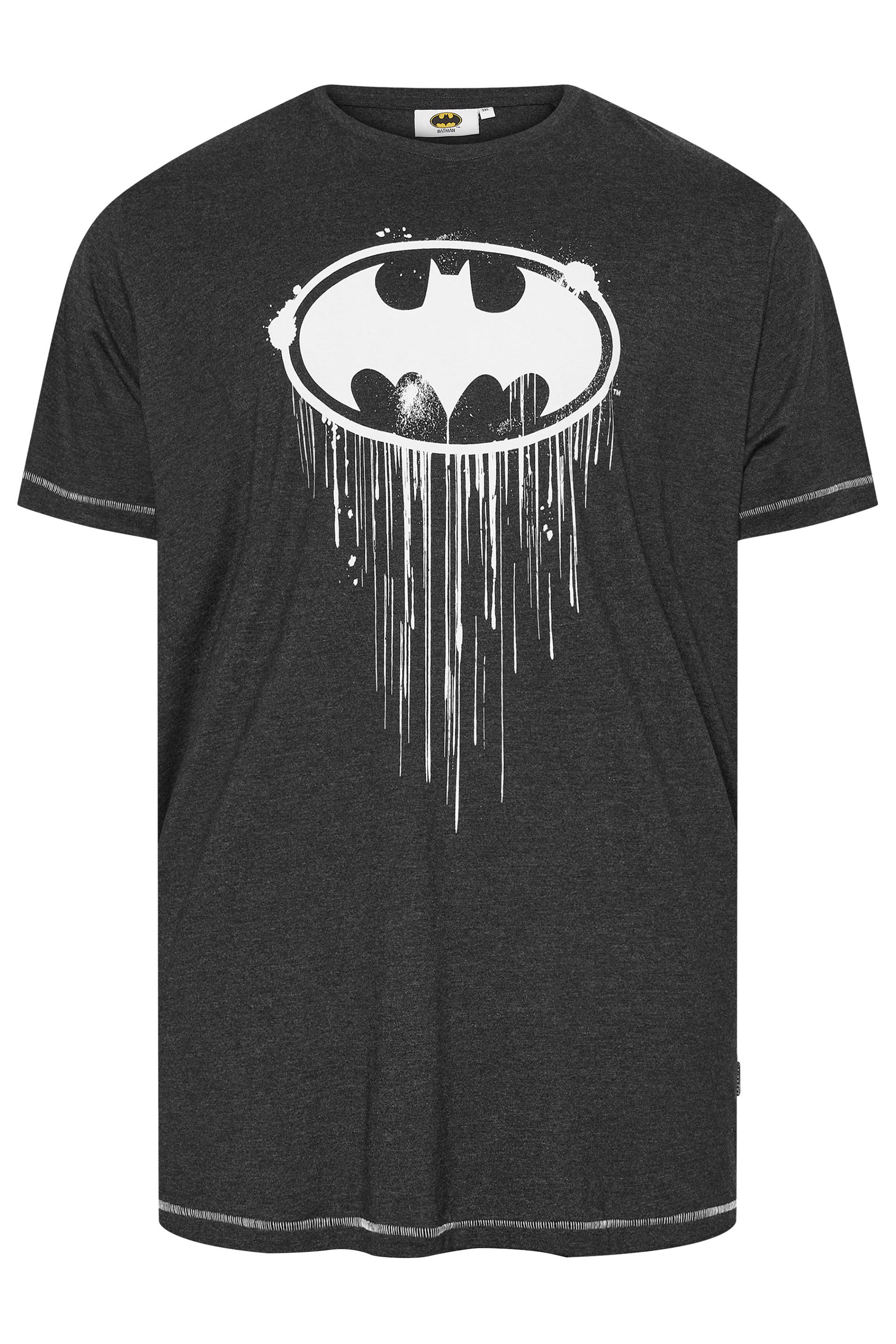 BadRhino Big & Tall Black Batman Graphic T-Shirt | BadRhino 3
