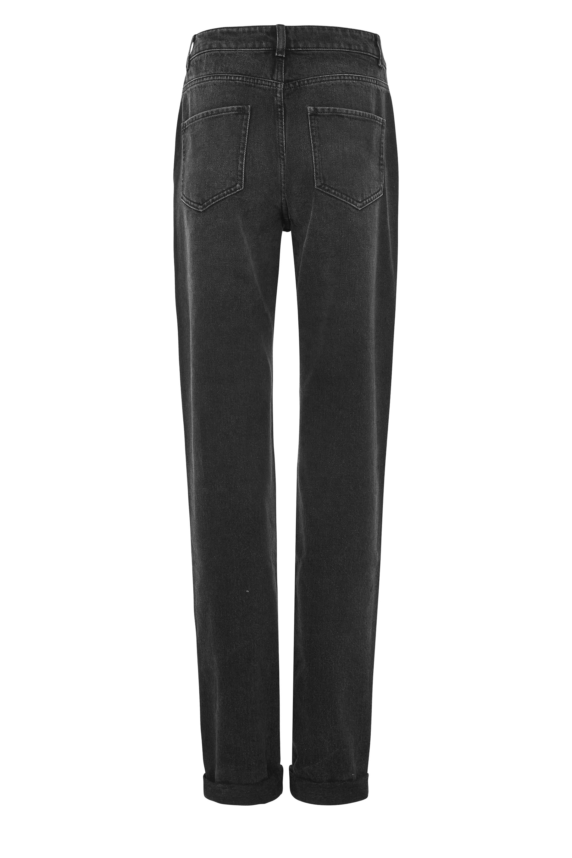 Tall Women's LTS Black Washed Boyfriend Jeans | Long Tall Sally