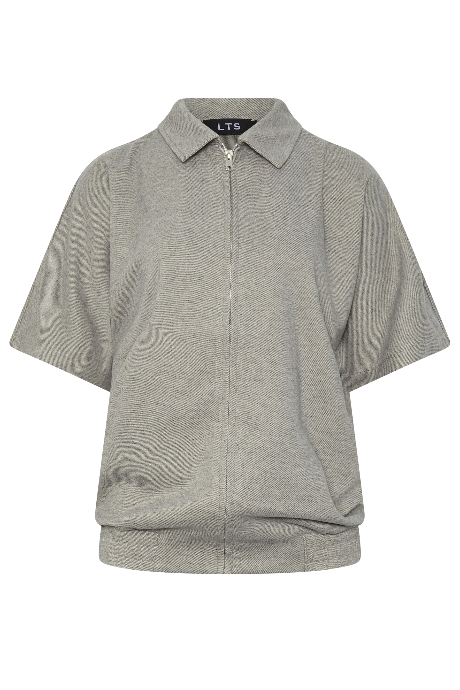 LTS PREMIUM Tall Women's Brown Brushed Short Sleeve Jacket | Long Tall Sally 1