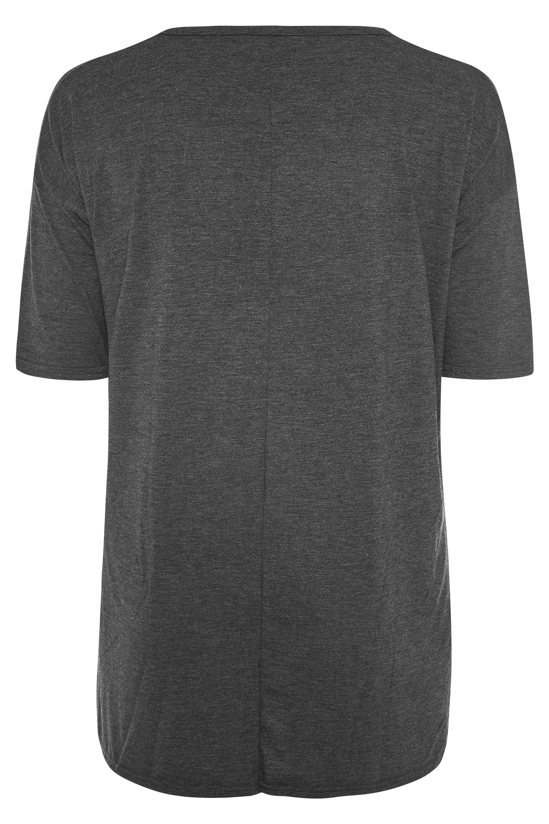 Charcoal Grey Marl Oversized Jersey 