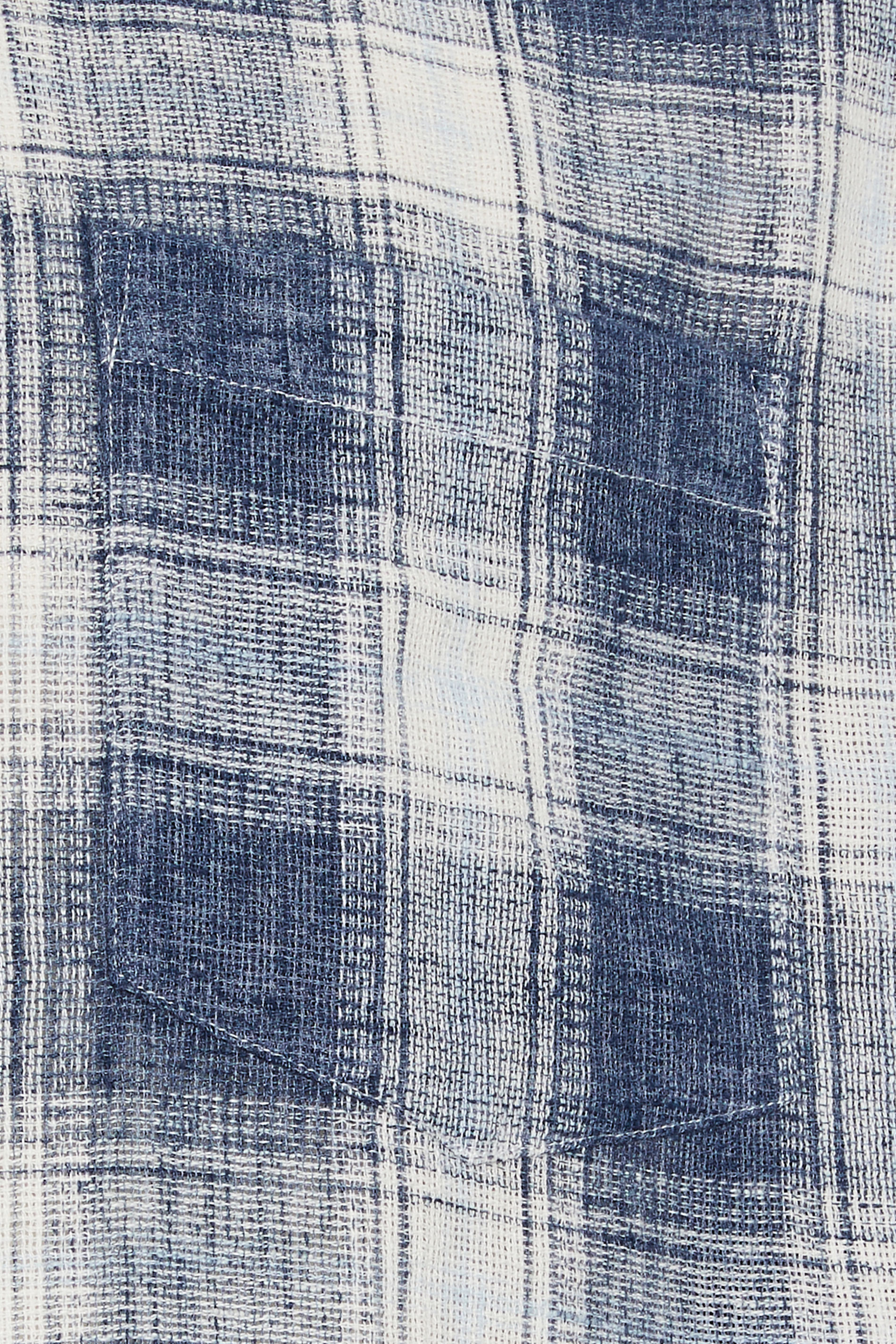 BadRhino Big & Tall Blue Check Print Short Sleeve Shirt | BadRhino 8