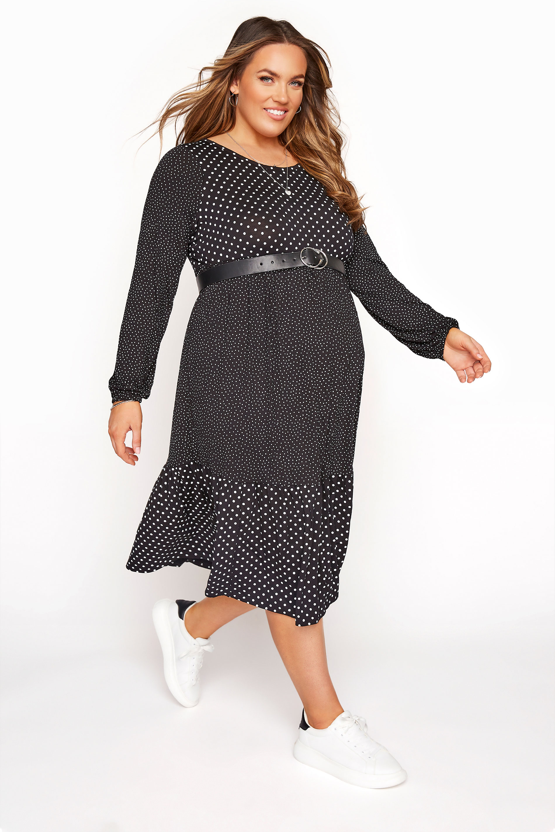 BUMP IT UP MATERNITY Black Polka Dot 