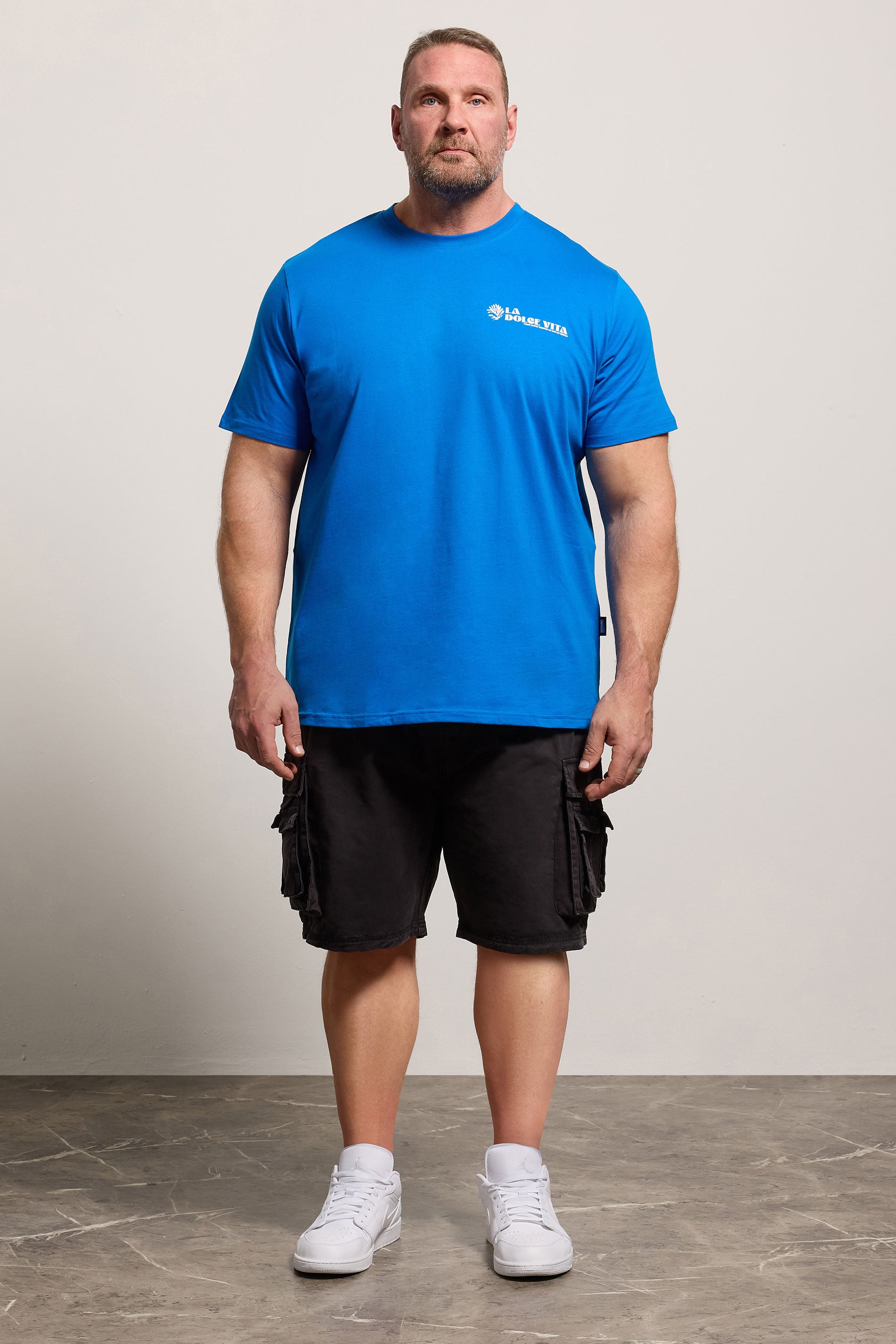 BadRhino Big & Tall Blue Amalfi Coast Graphic T-Shirt | BadRhino 5