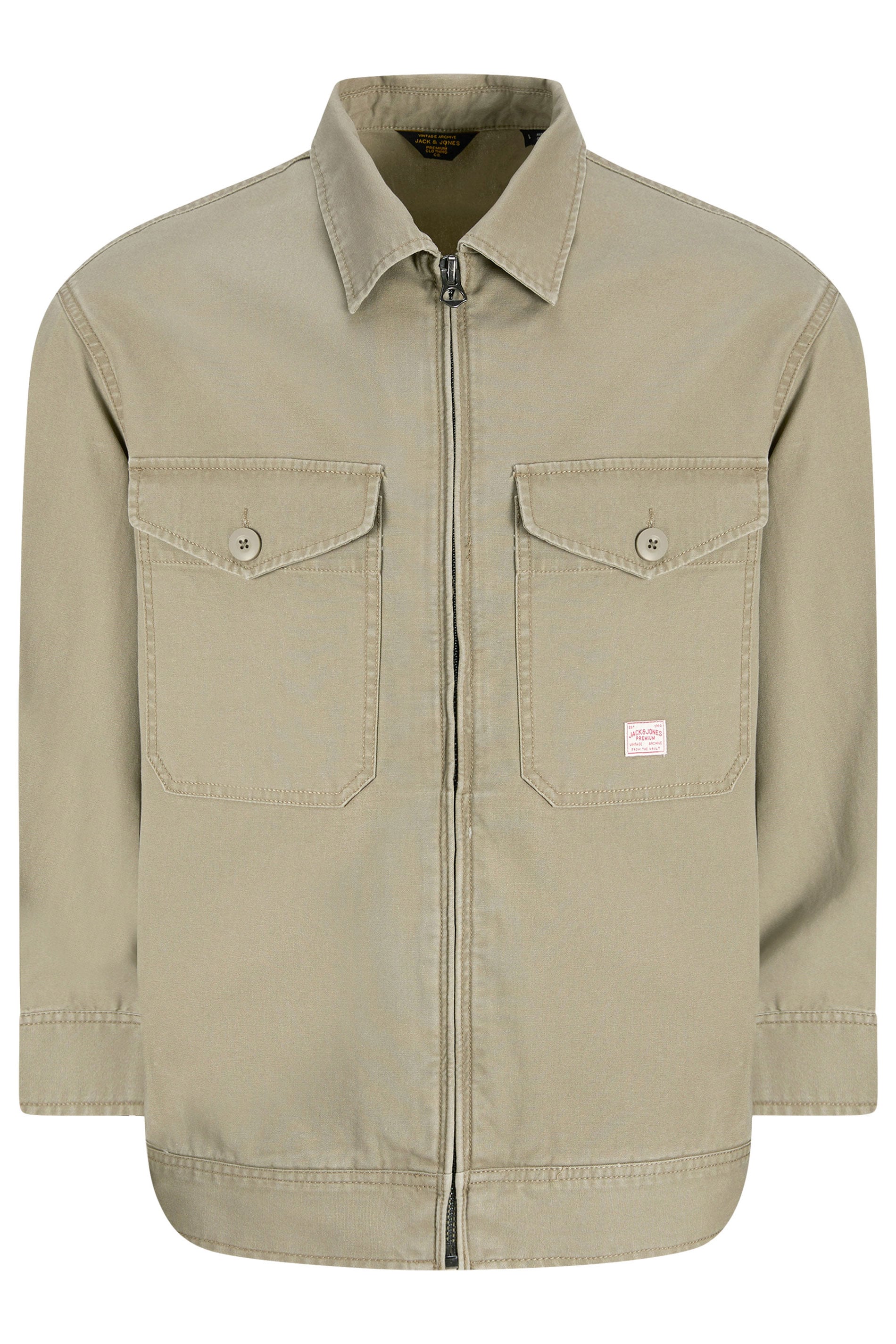 JACK & JONES Big & Tall Coriander Green Jacket | BadRhino 2