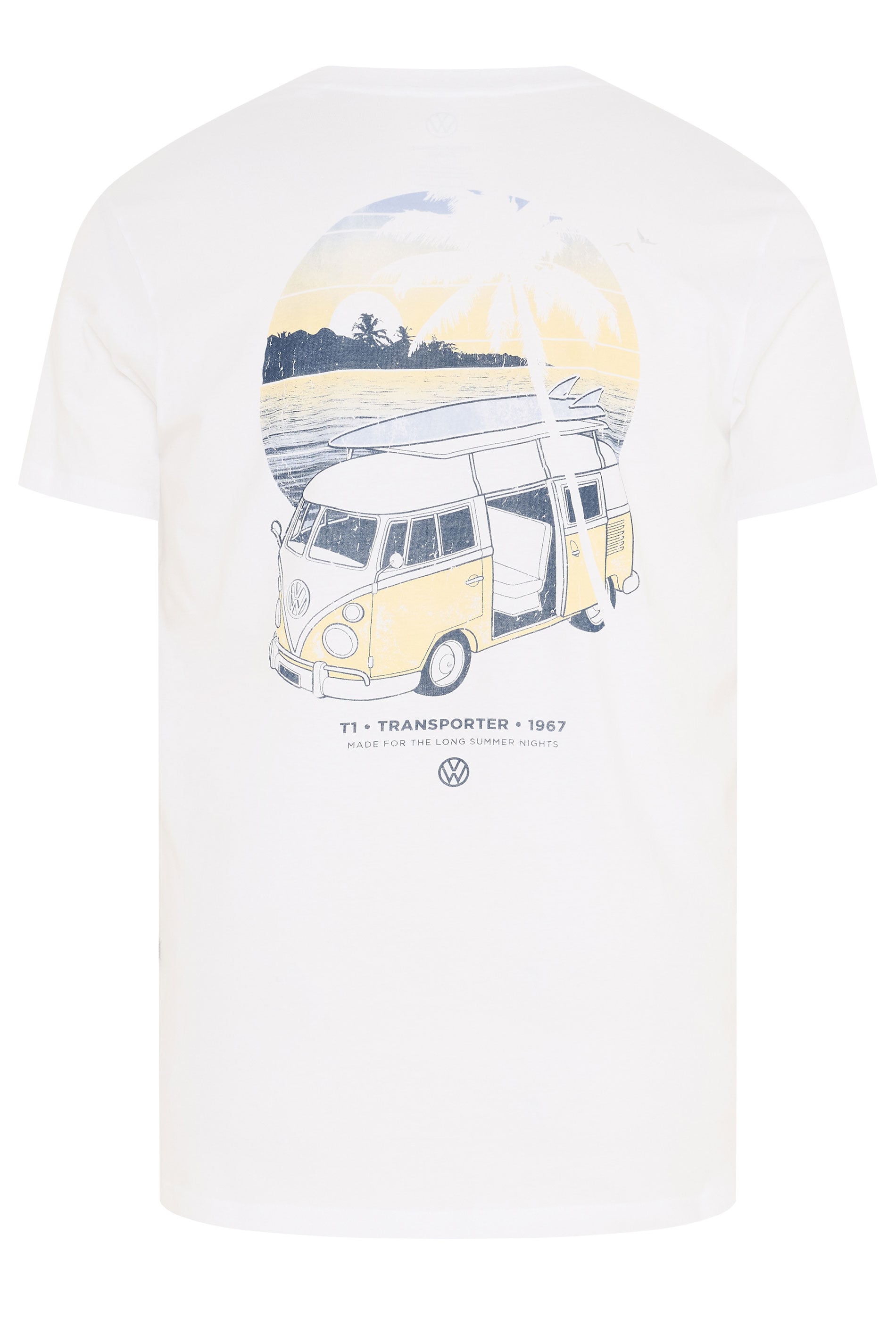BadRhino Big & Tall White Volkswagen Graphic T-Shirt 6