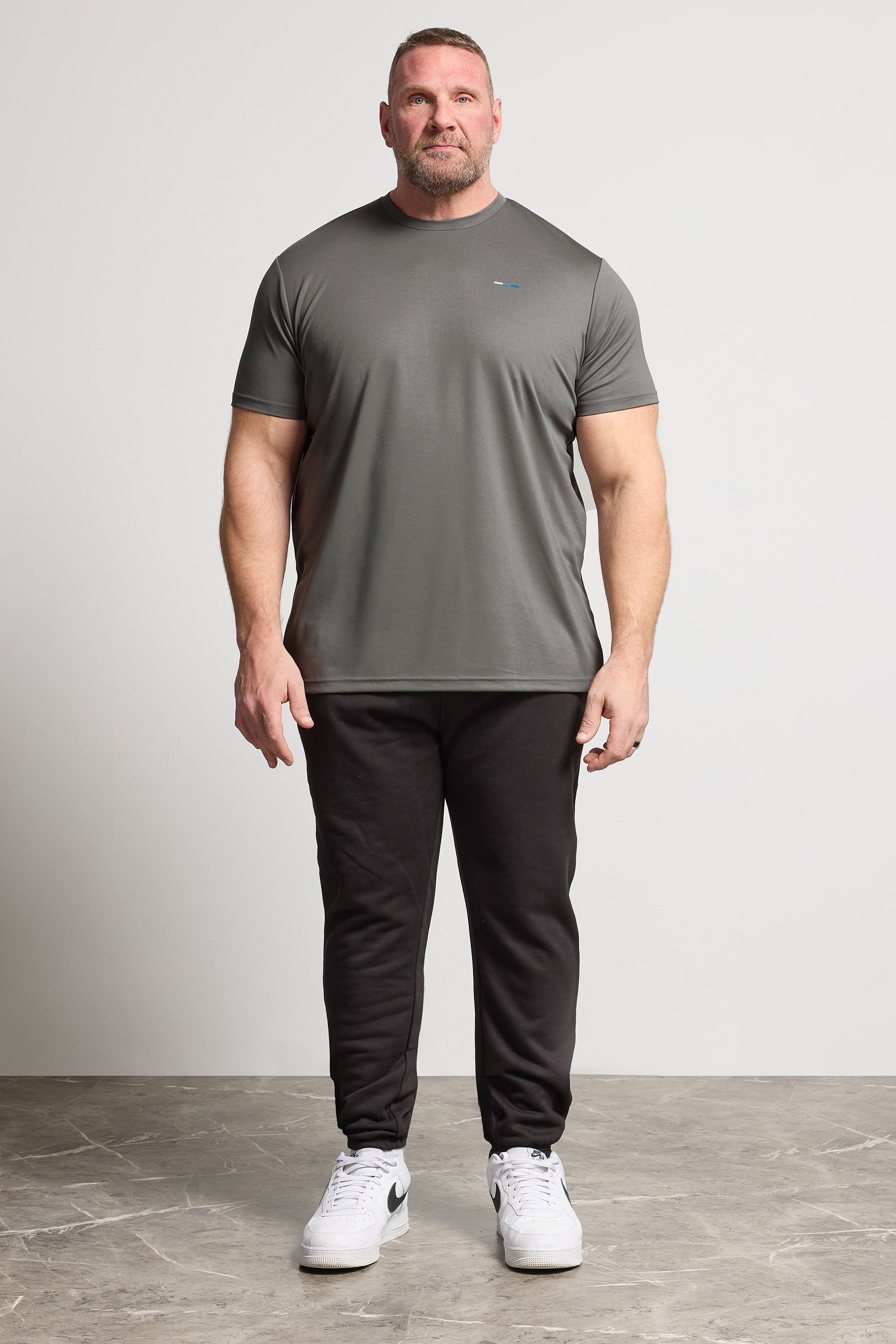 BadRhino Big & Tall Grey Active T-Shirt | BadRhino 1