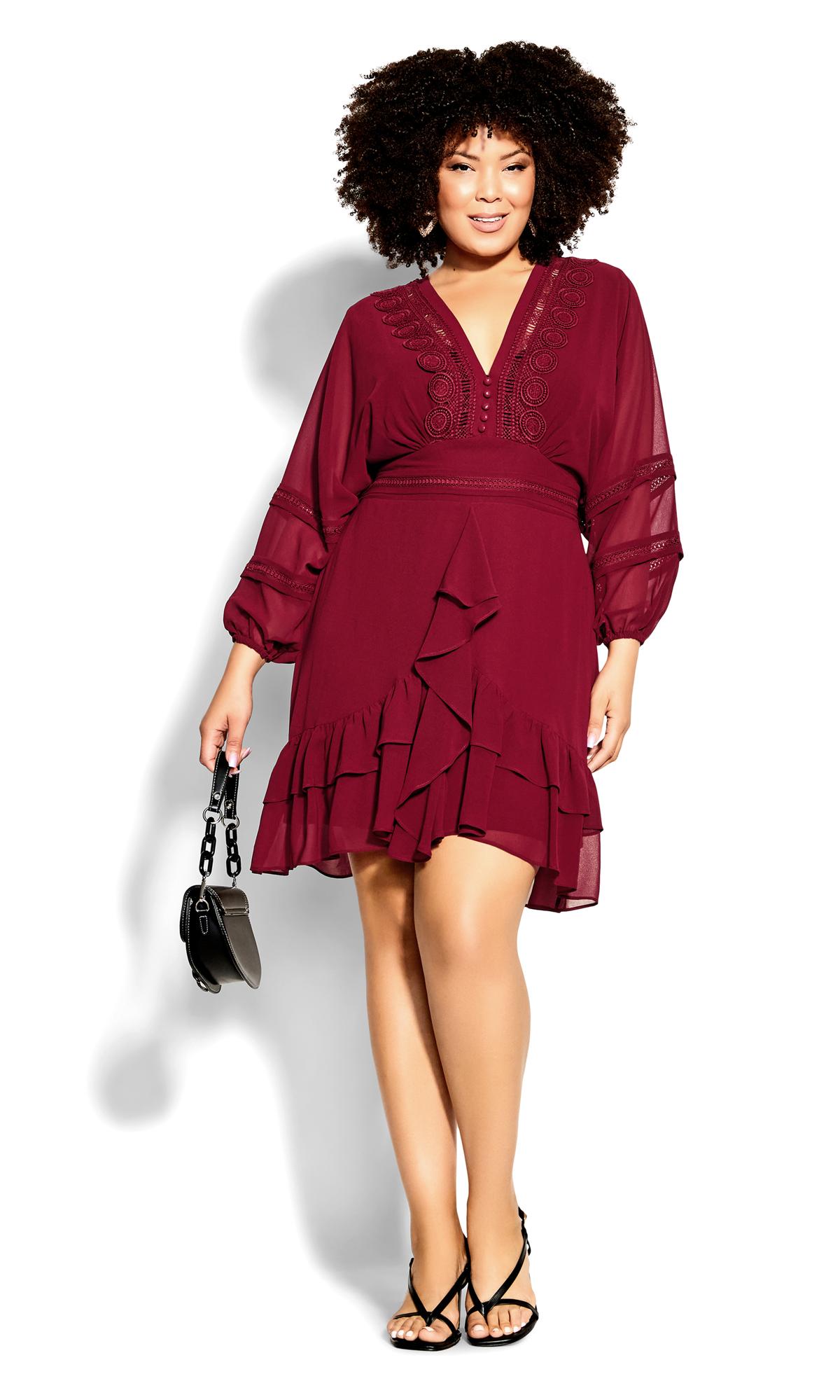 City Chic Red Sweetheart Dress 2
