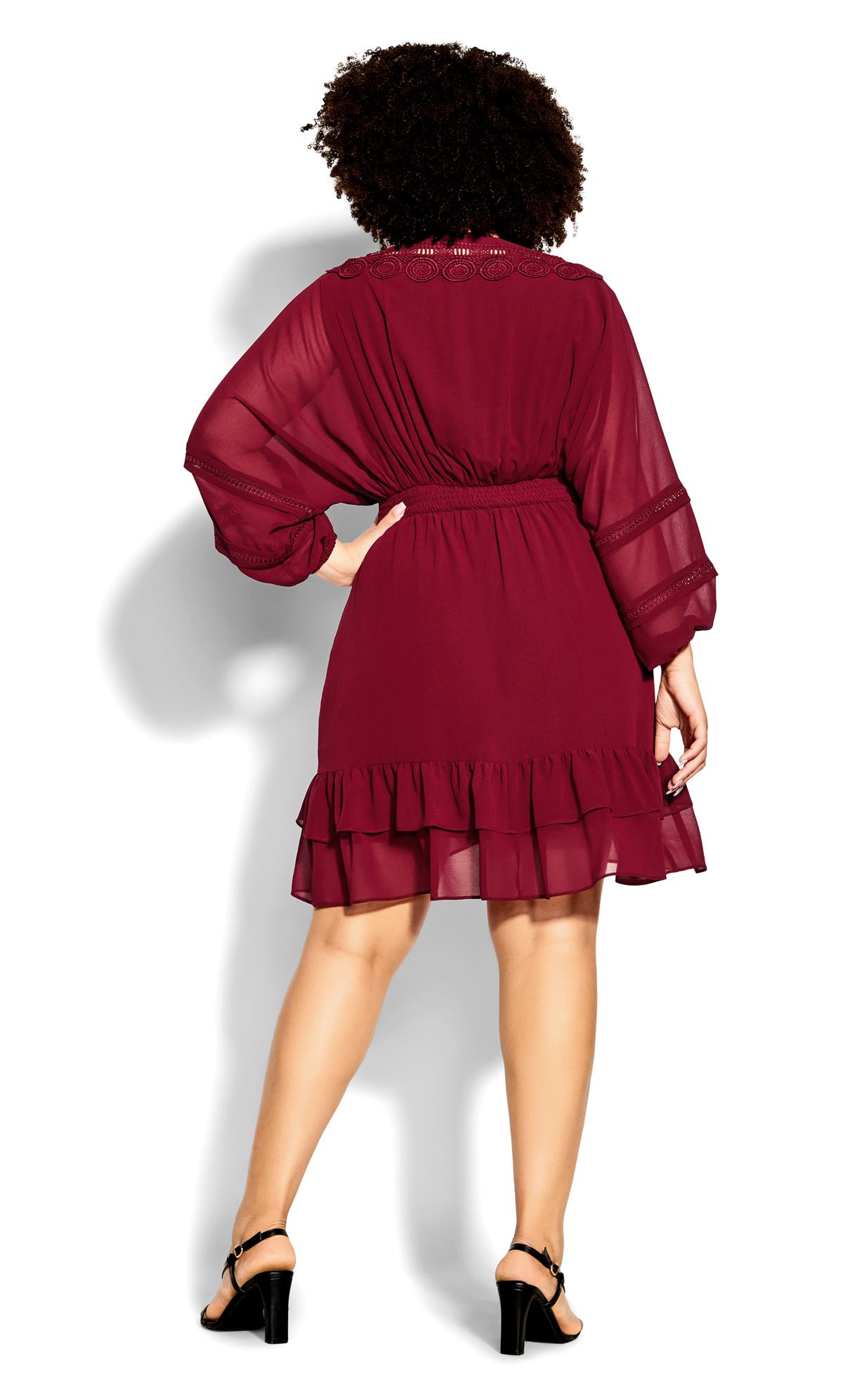 City Chic Red Sweetheart Dress 3