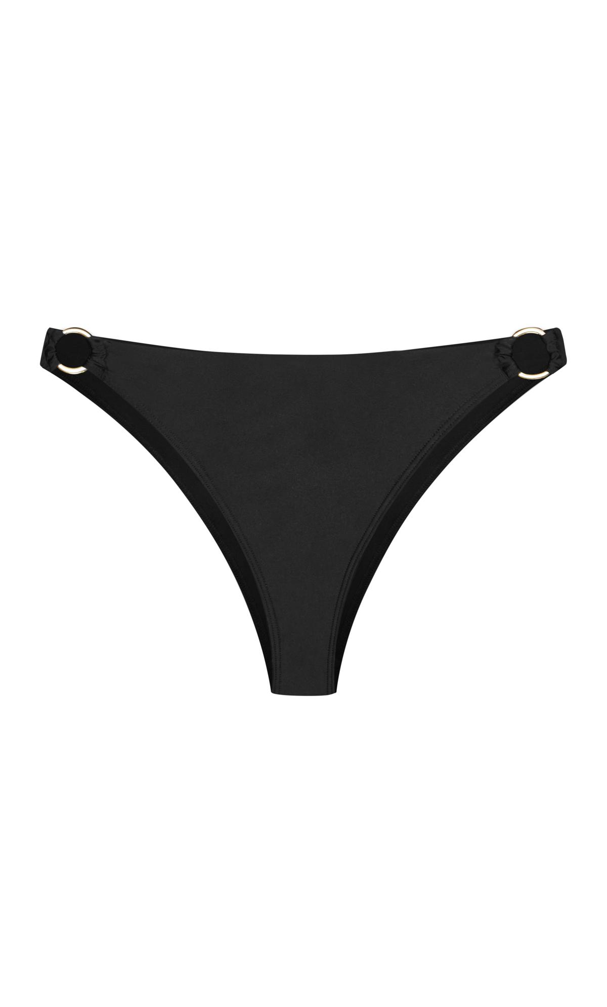 Evans Black Ring Detail Bikini Brief 2