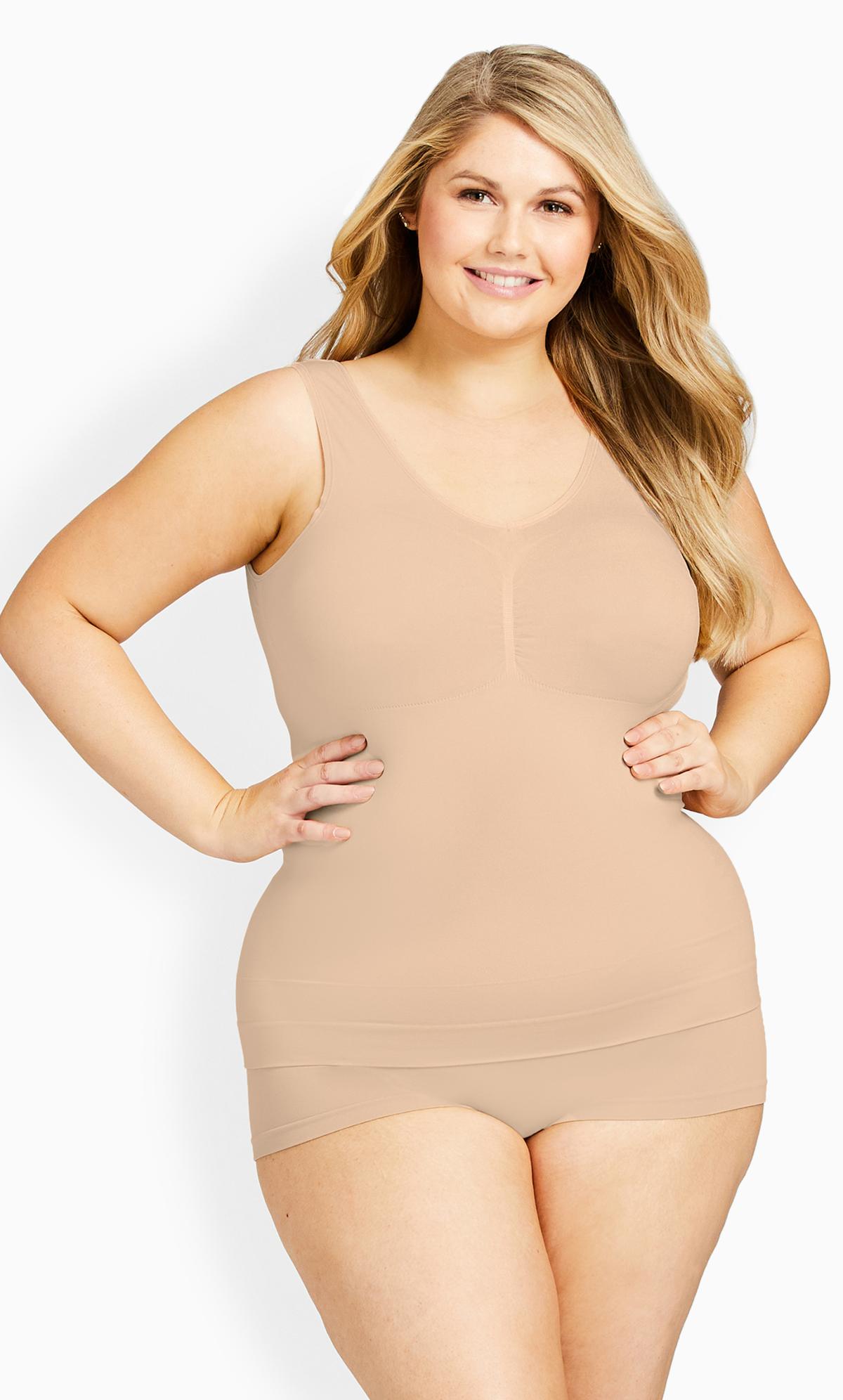 Seamless Beige Shaping Cami 1