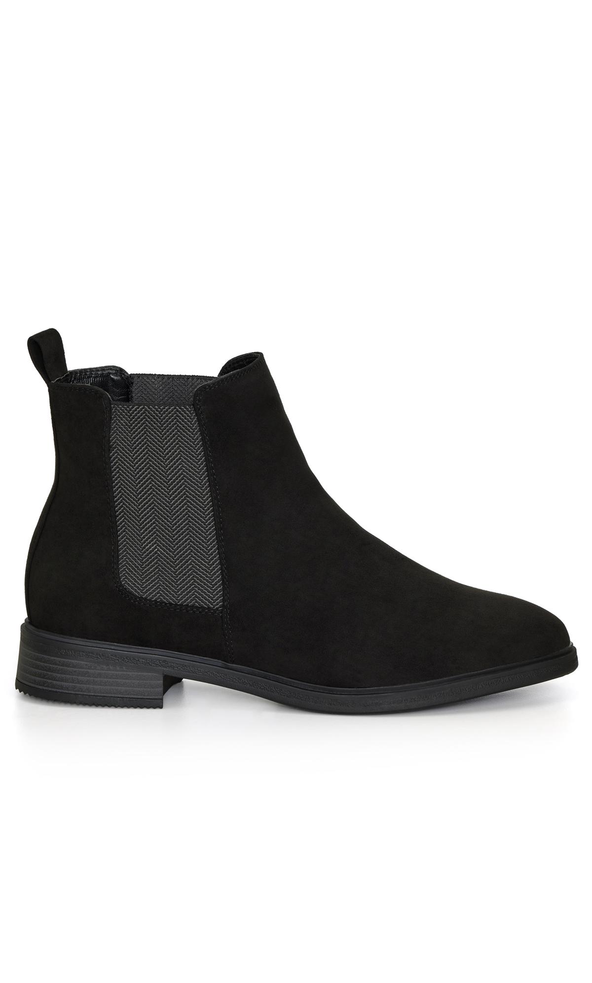 Amber Black Wide Width Ankle Boot  2