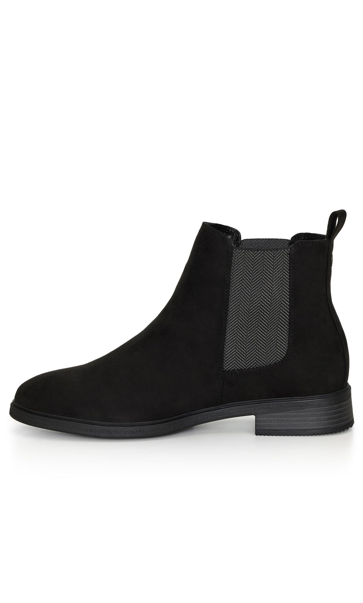 Amber Black Wide Width Ankle Boot  3