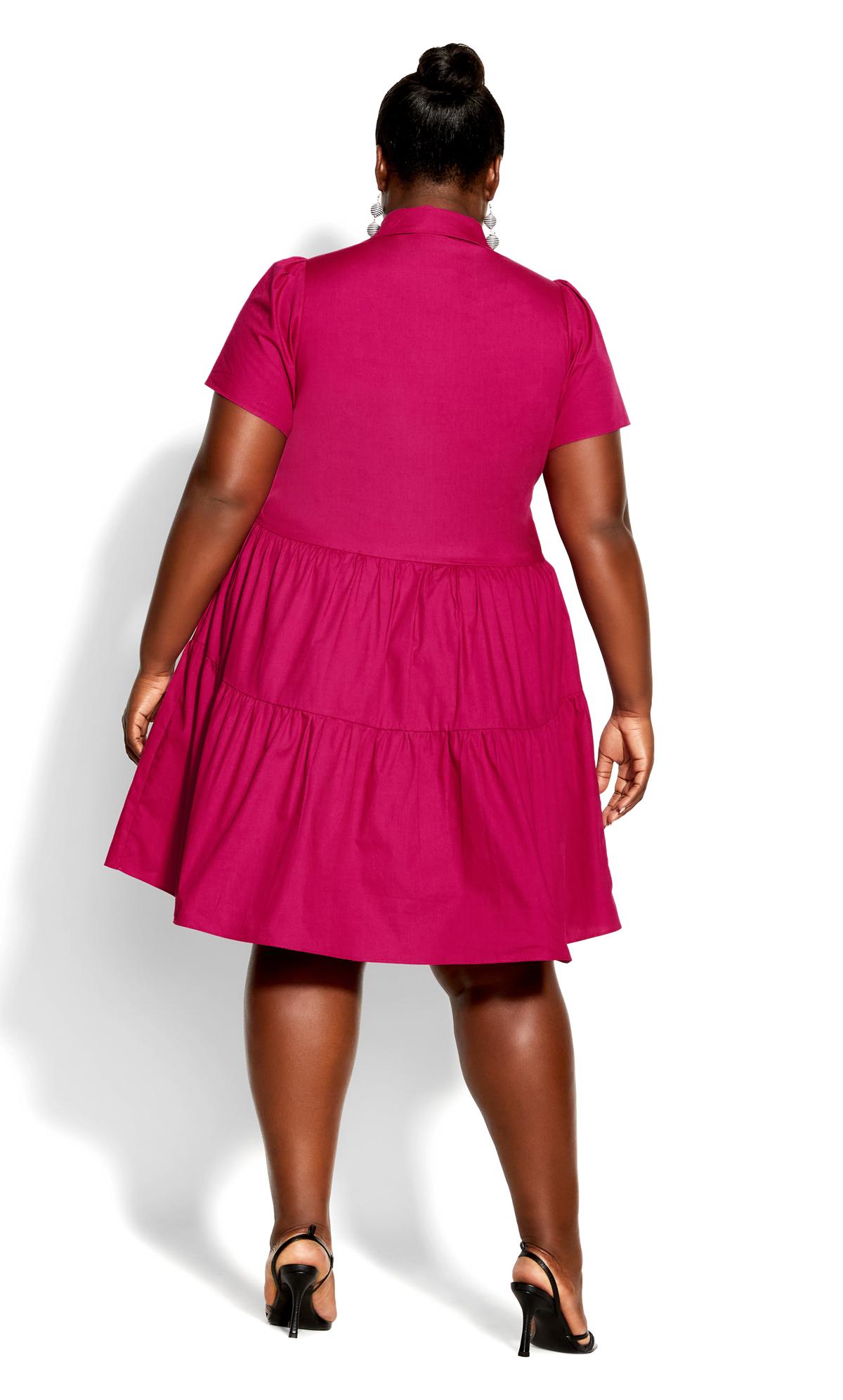 Evans Pink Smock Shirt Dress 2