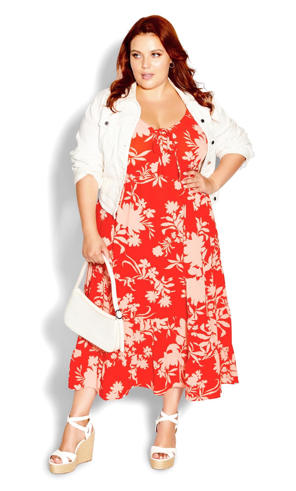 Ava Cherry Floral Maxi Dress 2