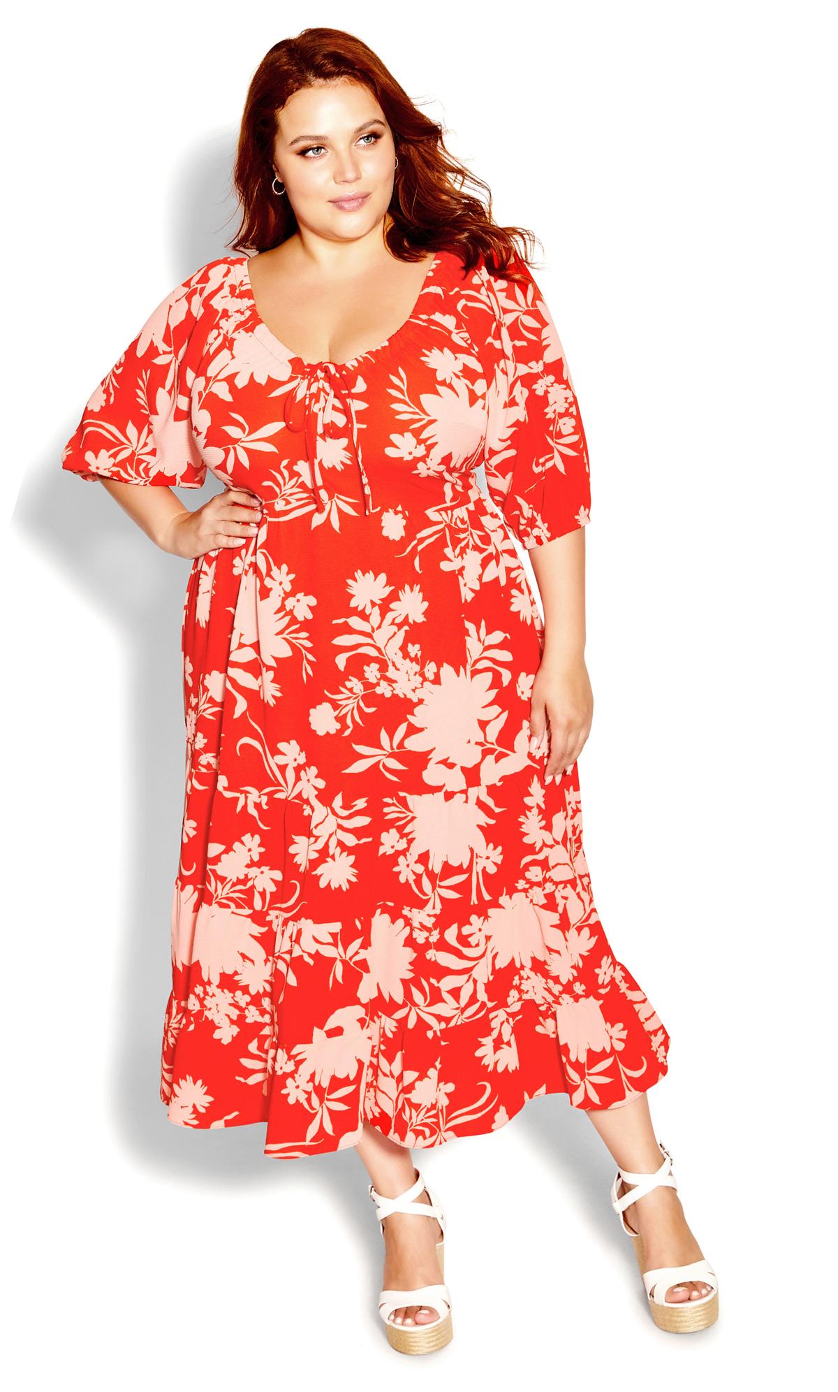 Ava Cherry Floral Maxi Dress 3