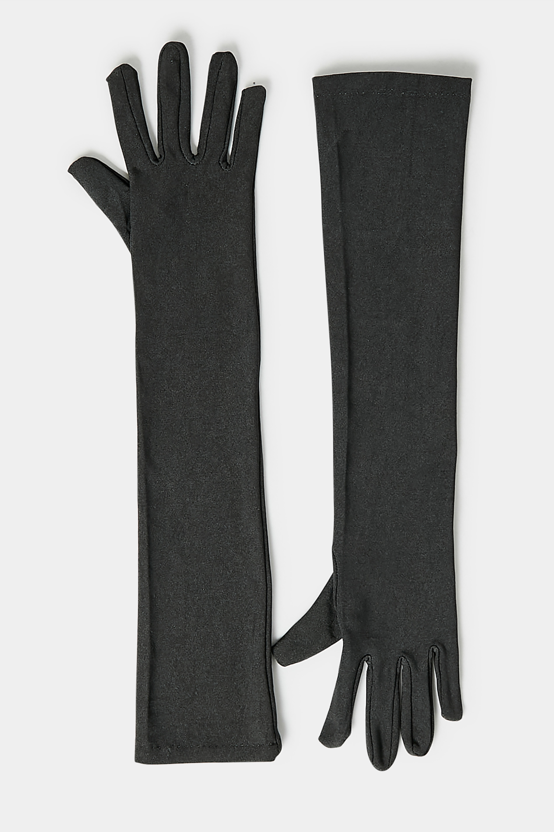 Black Long Gloves | Yours Clothing 2