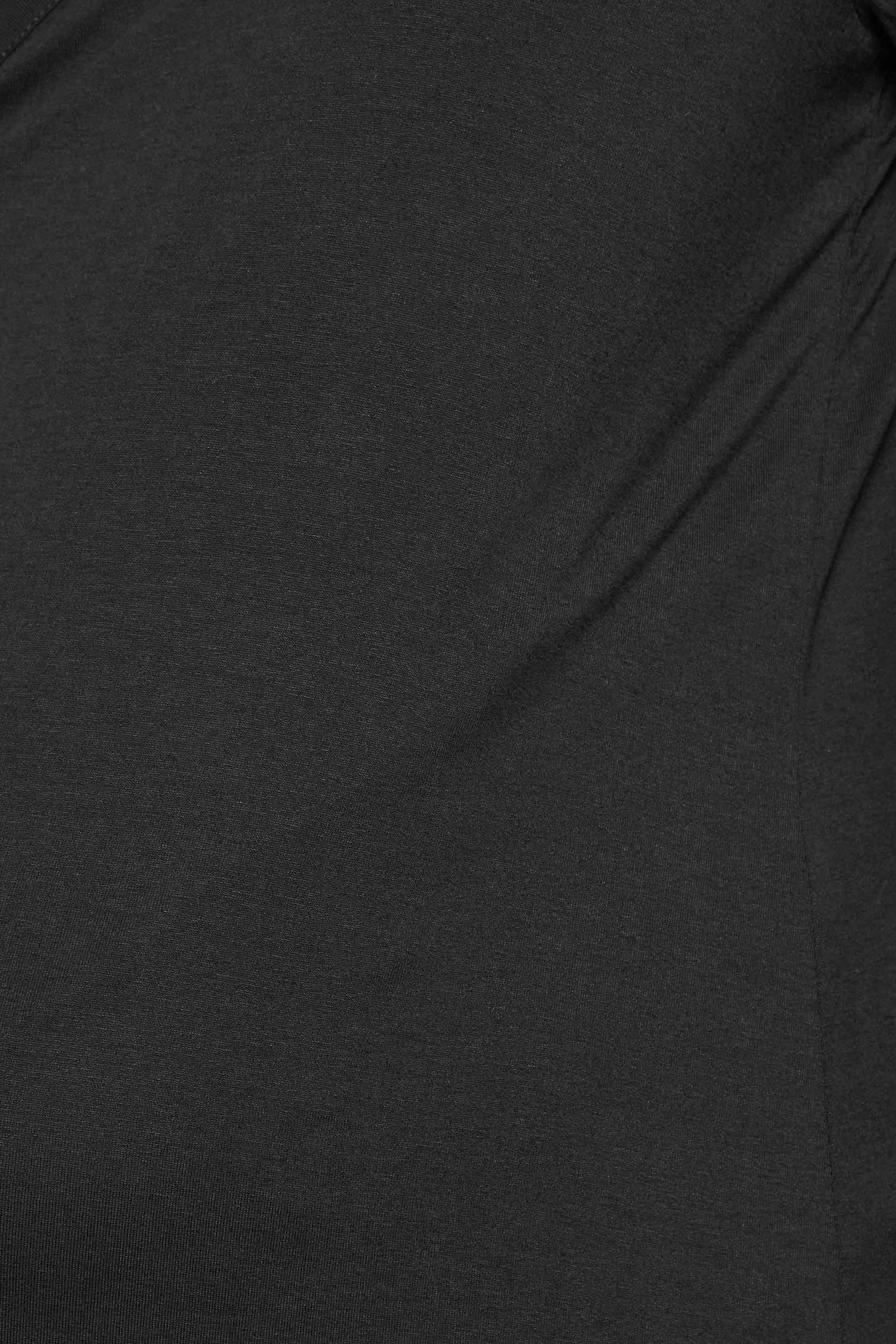 BUMP IT UP MATERNITY Plus Size Curve Black Waterfall Cardigan | Yours Clothing  5