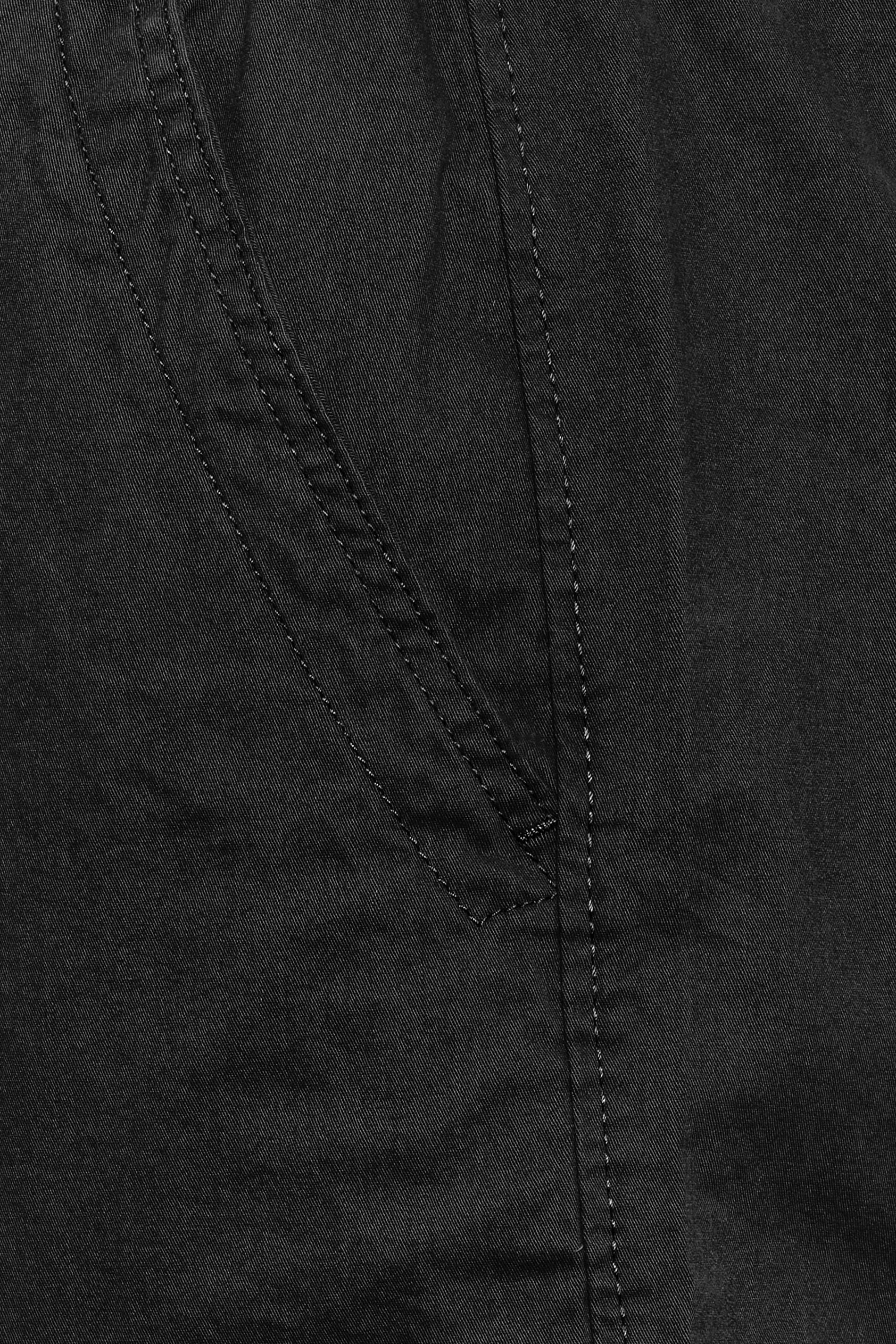 KAM Big & Tall Black Elastic Waist Cargo Shorts | BadRhino 6
